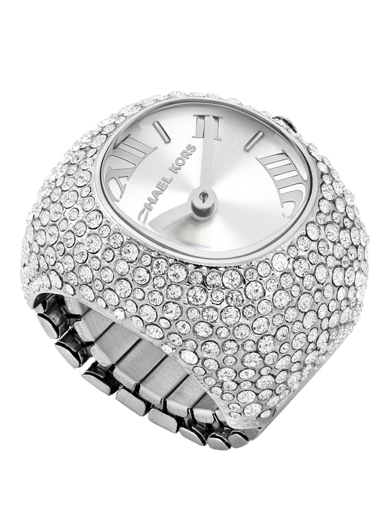 Michael Kors Rylee Two-Hand Stainless Steel Watch Ring