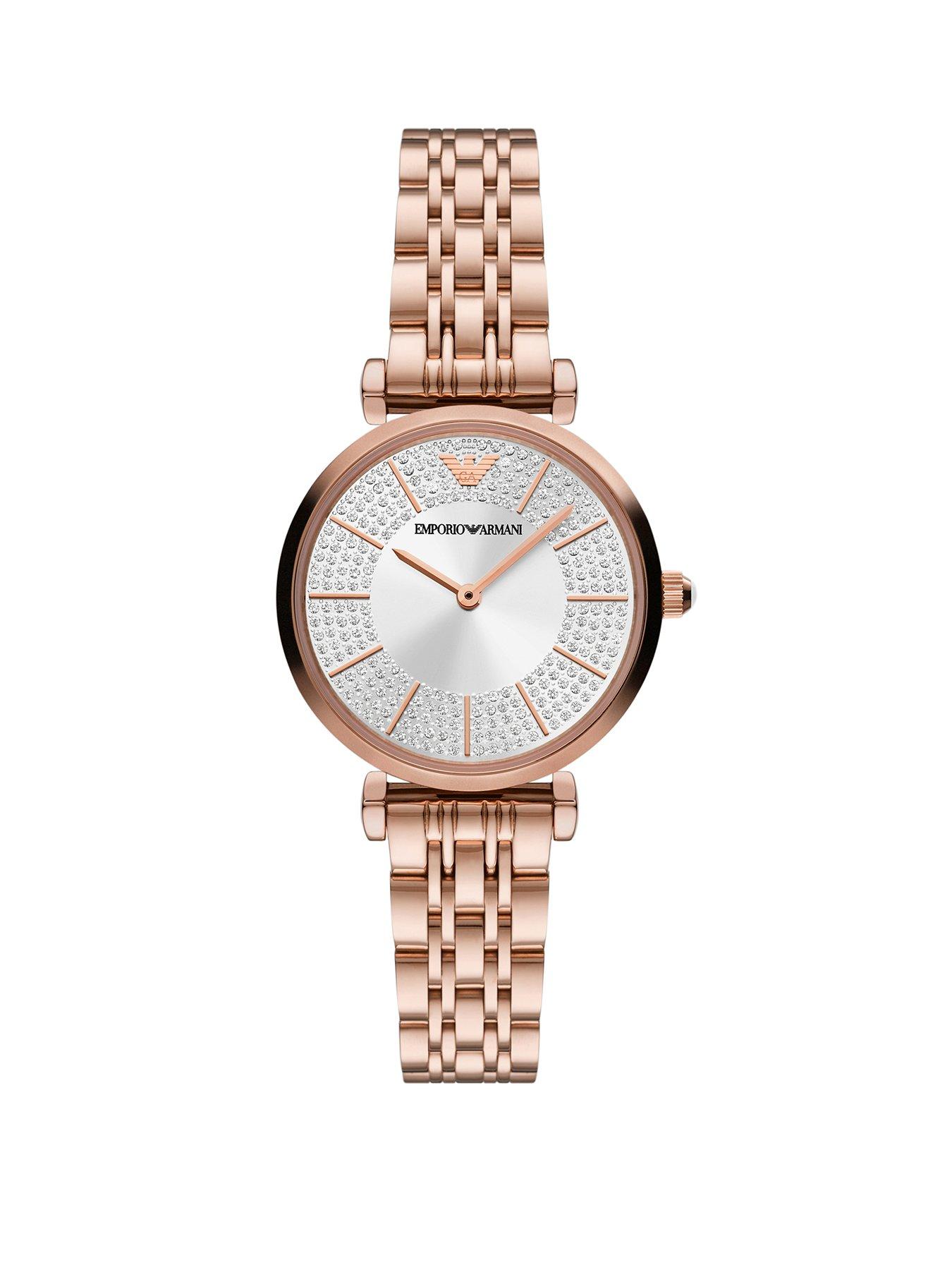 emporio-armani-womens-2-hand-rose-gold-tone-stainless-steel-watch
