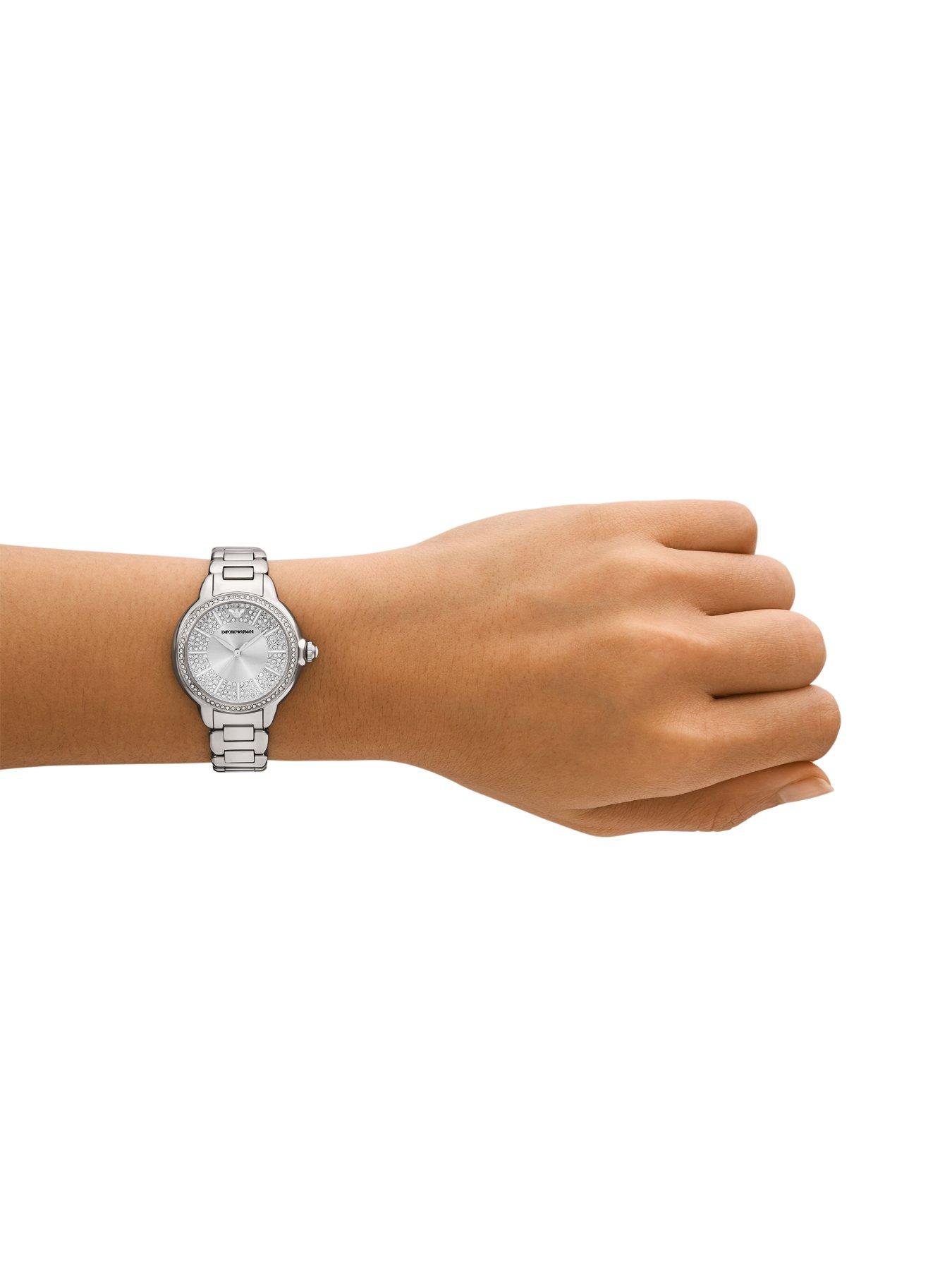  image of emporio-armani-3-hand-stainless-steel-watch