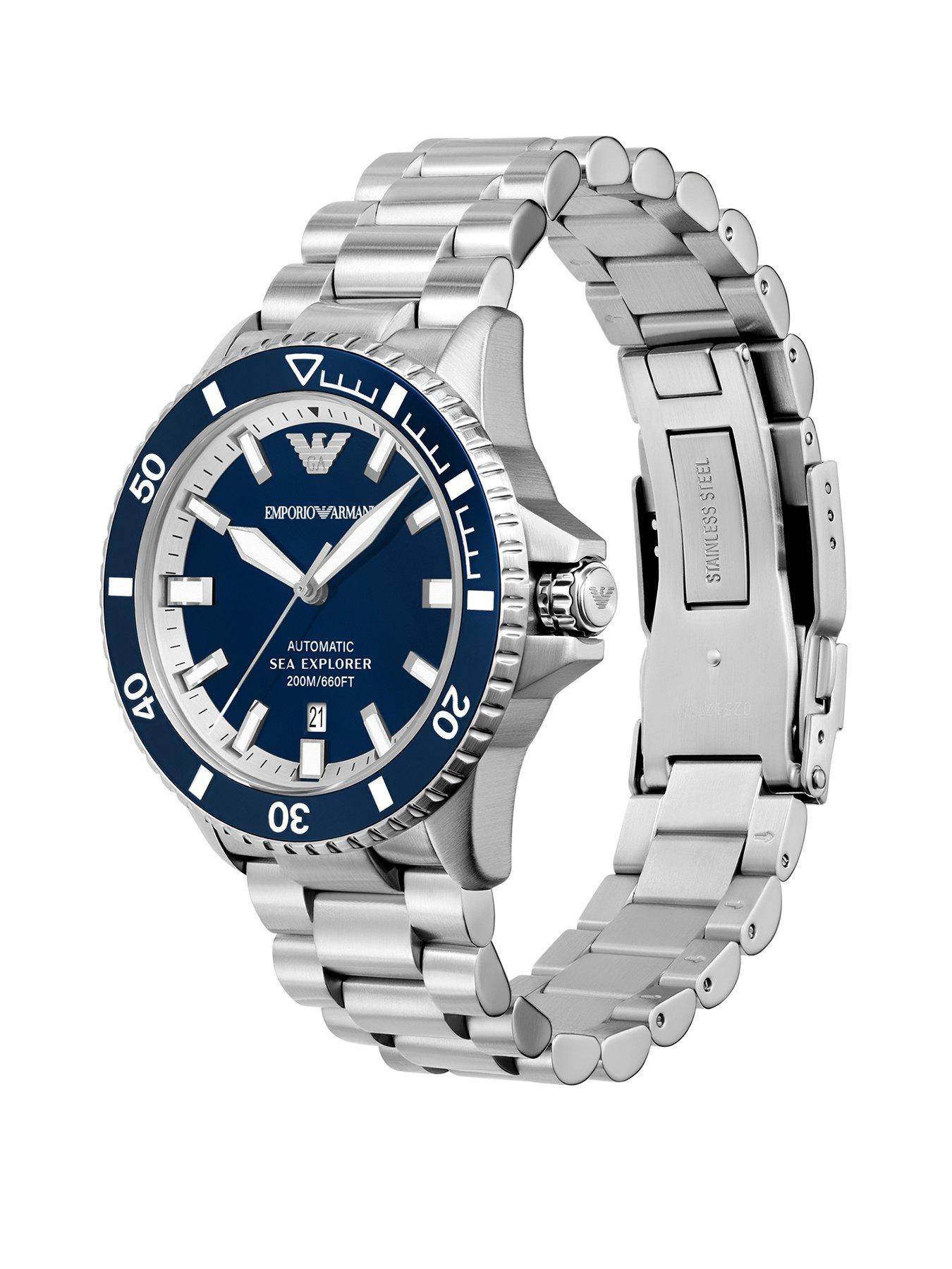 Image 2 of 7 of Emporio Armani Sea Explorer Elite Automatic Stainless Steel Watch