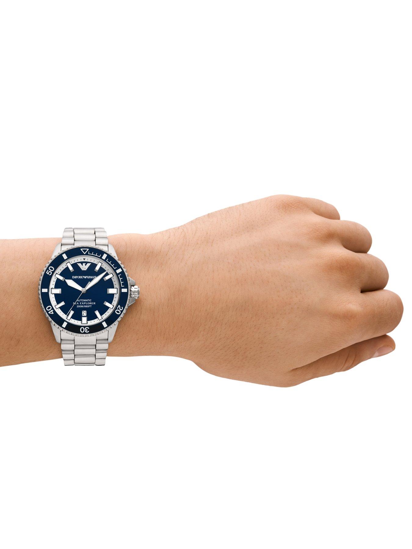 Image 3 of 7 of Emporio Armani Sea Explorer Elite Automatic Stainless Steel Watch