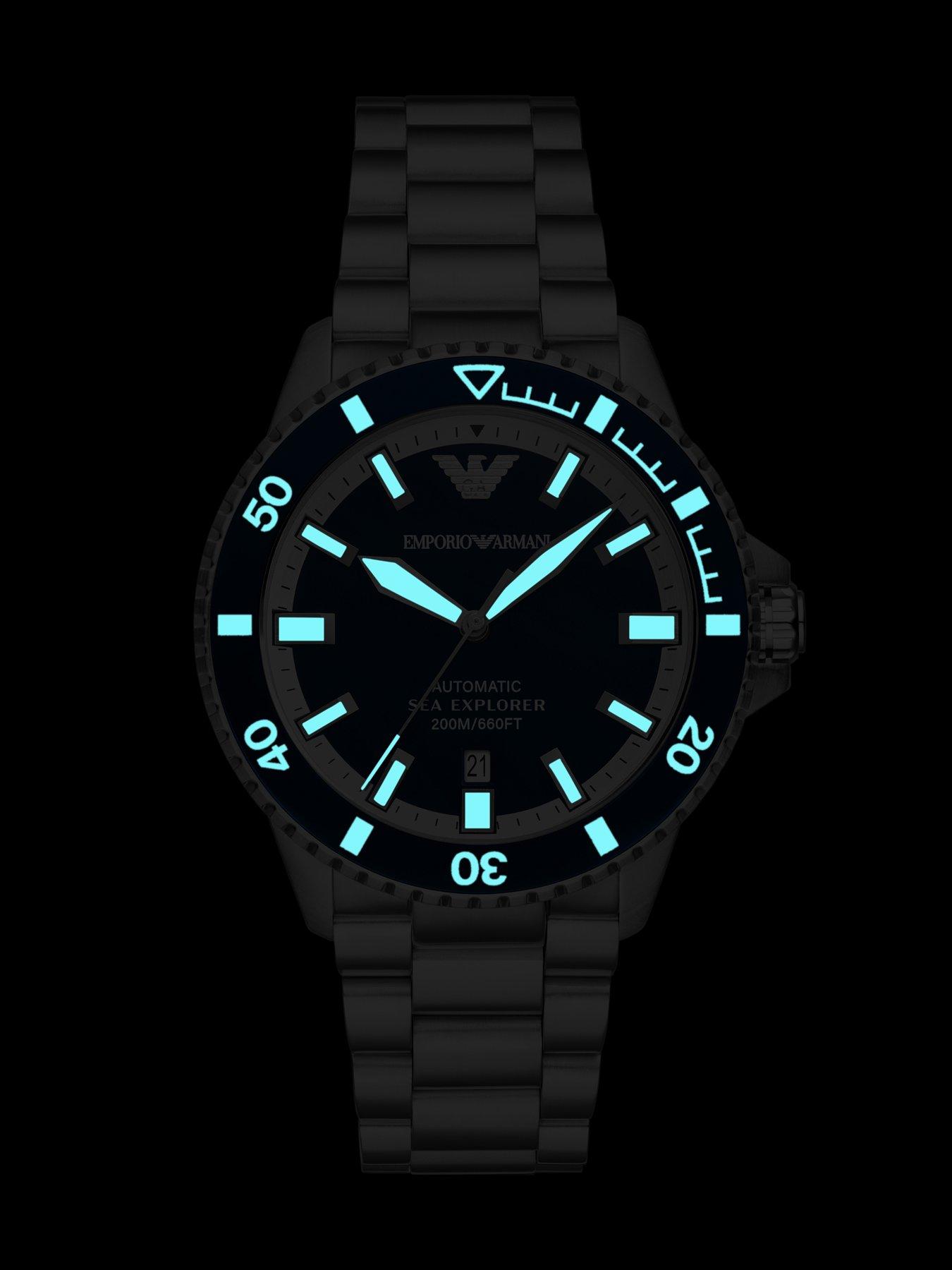 Image 7 of 7 of Emporio Armani Sea Explorer Elite Automatic Stainless Steel Watch