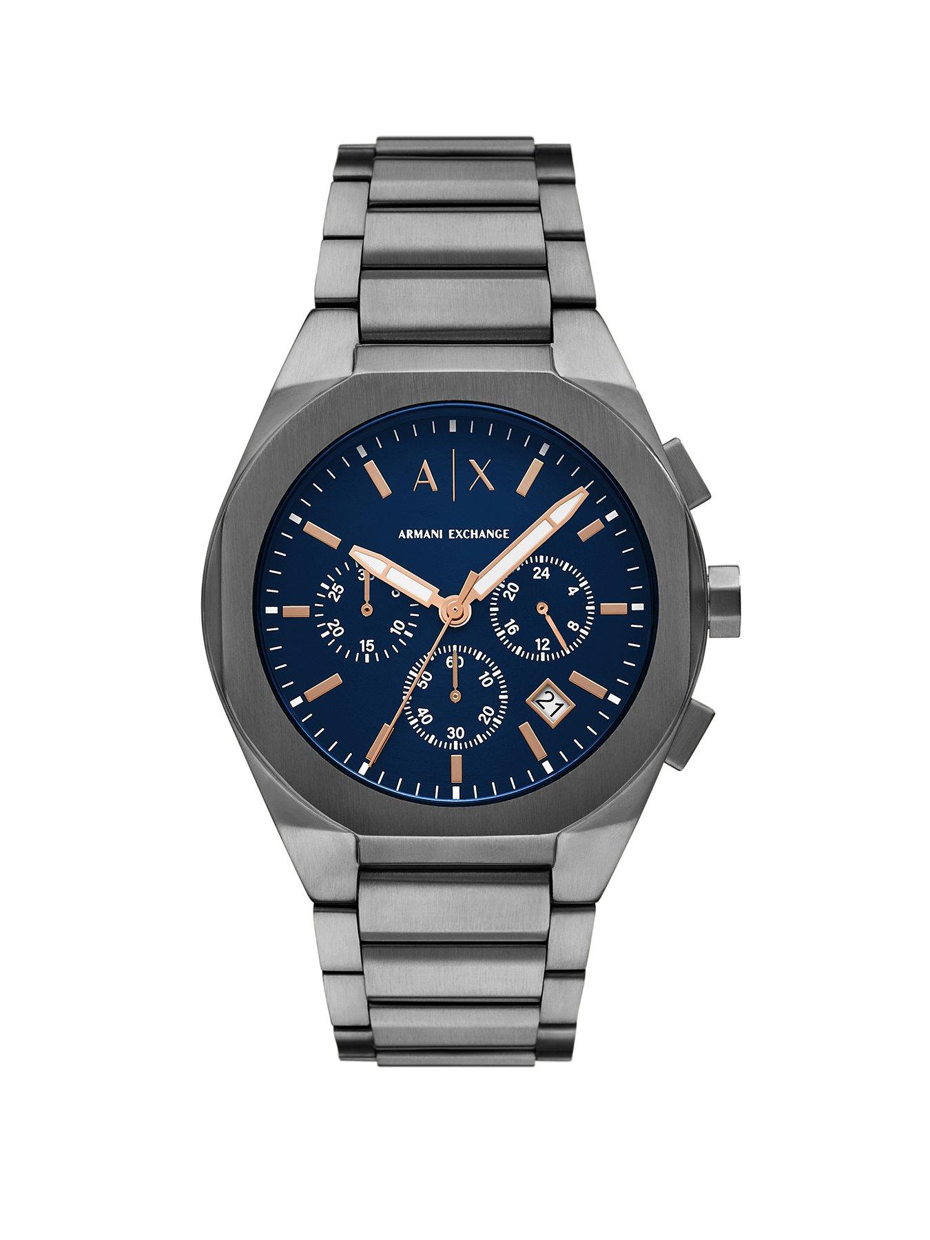 undefined Chronograph Gunmetal Stainless Steel Watch