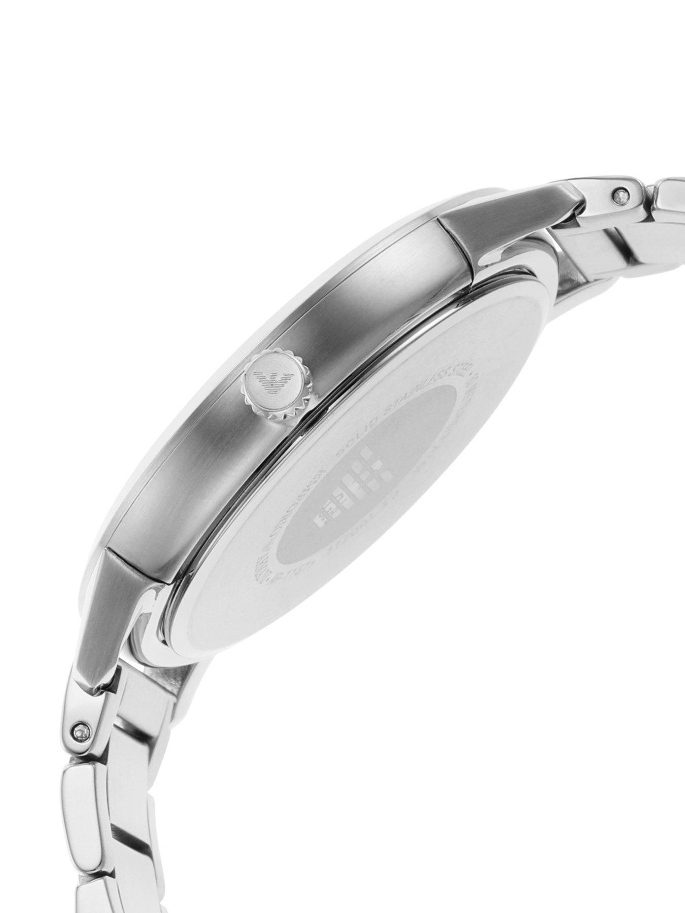 Image 5 of 7 of Emporio Armani Men's Three-Hand Date, Stainless Steel Watch