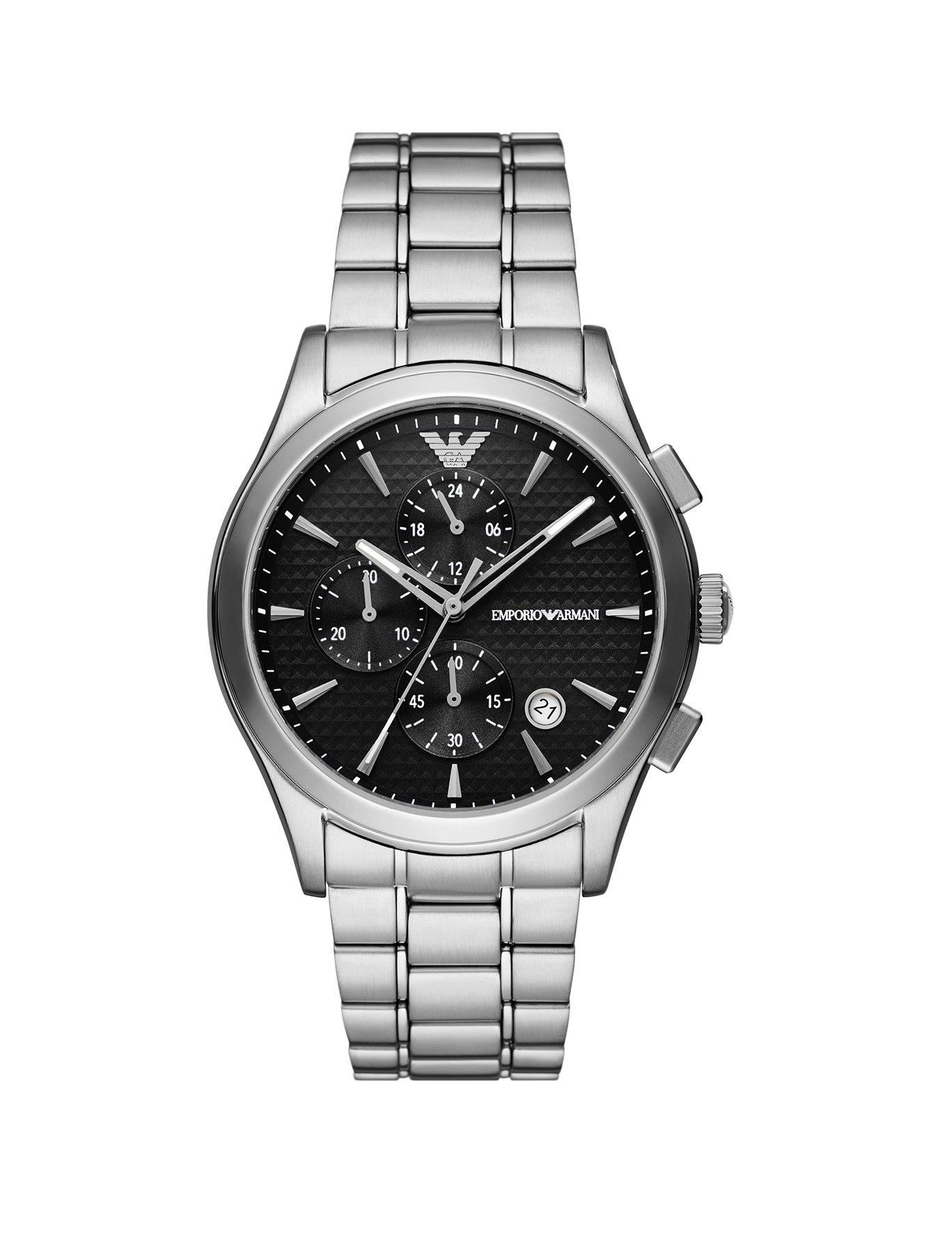 Emporio Armani Men's Chronograph, Stainless Steel Watch