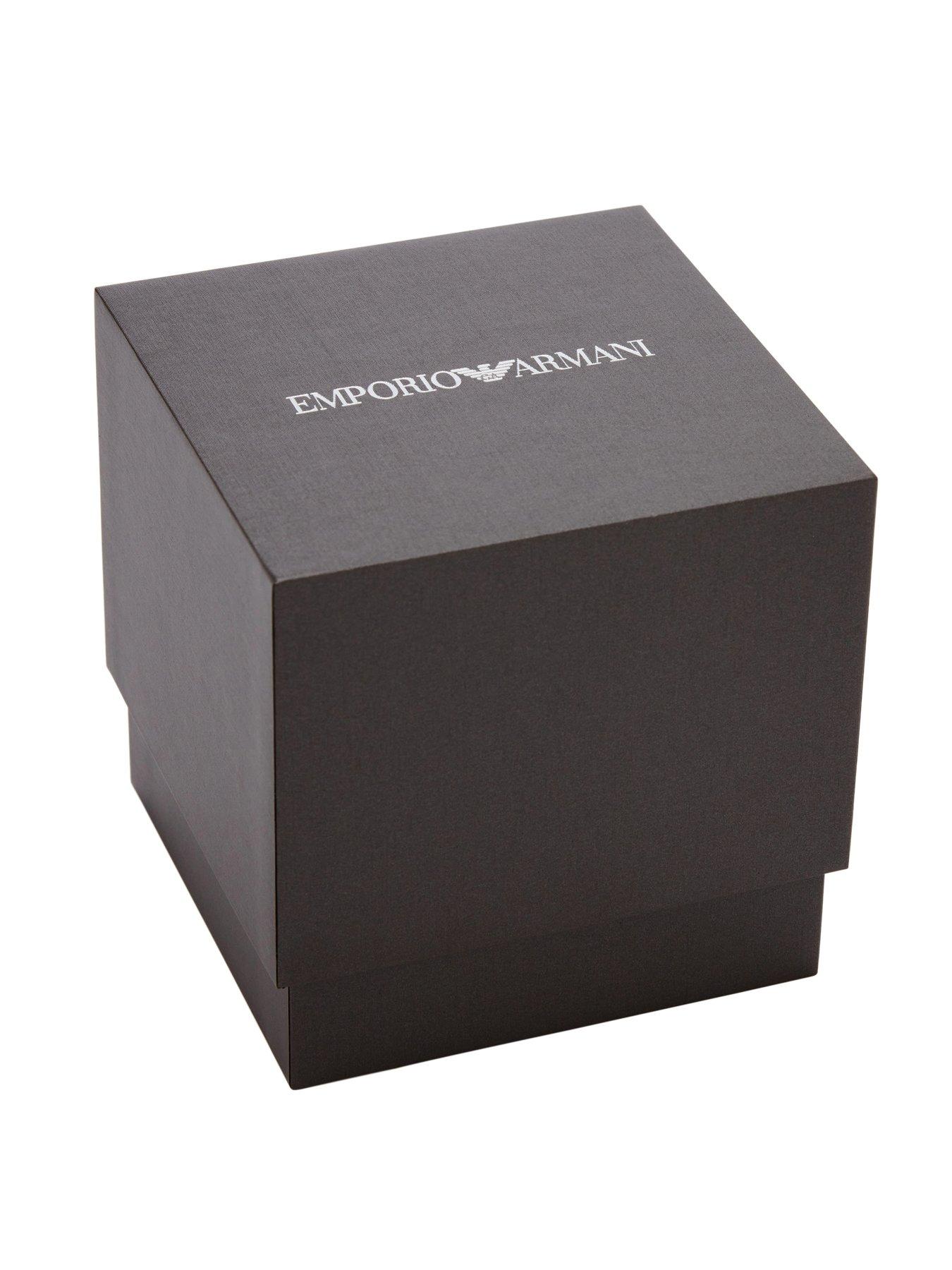 Image 6 of 6 of Emporio Armani Men's Minimalist Three-Hand Date, Gold-Tone Stainless Steel Watch