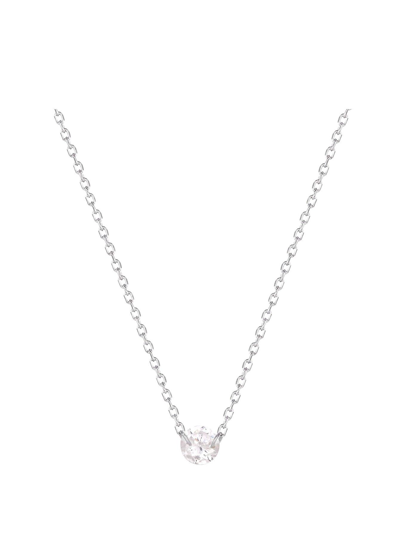 undefined CZ Solitaire Necklace