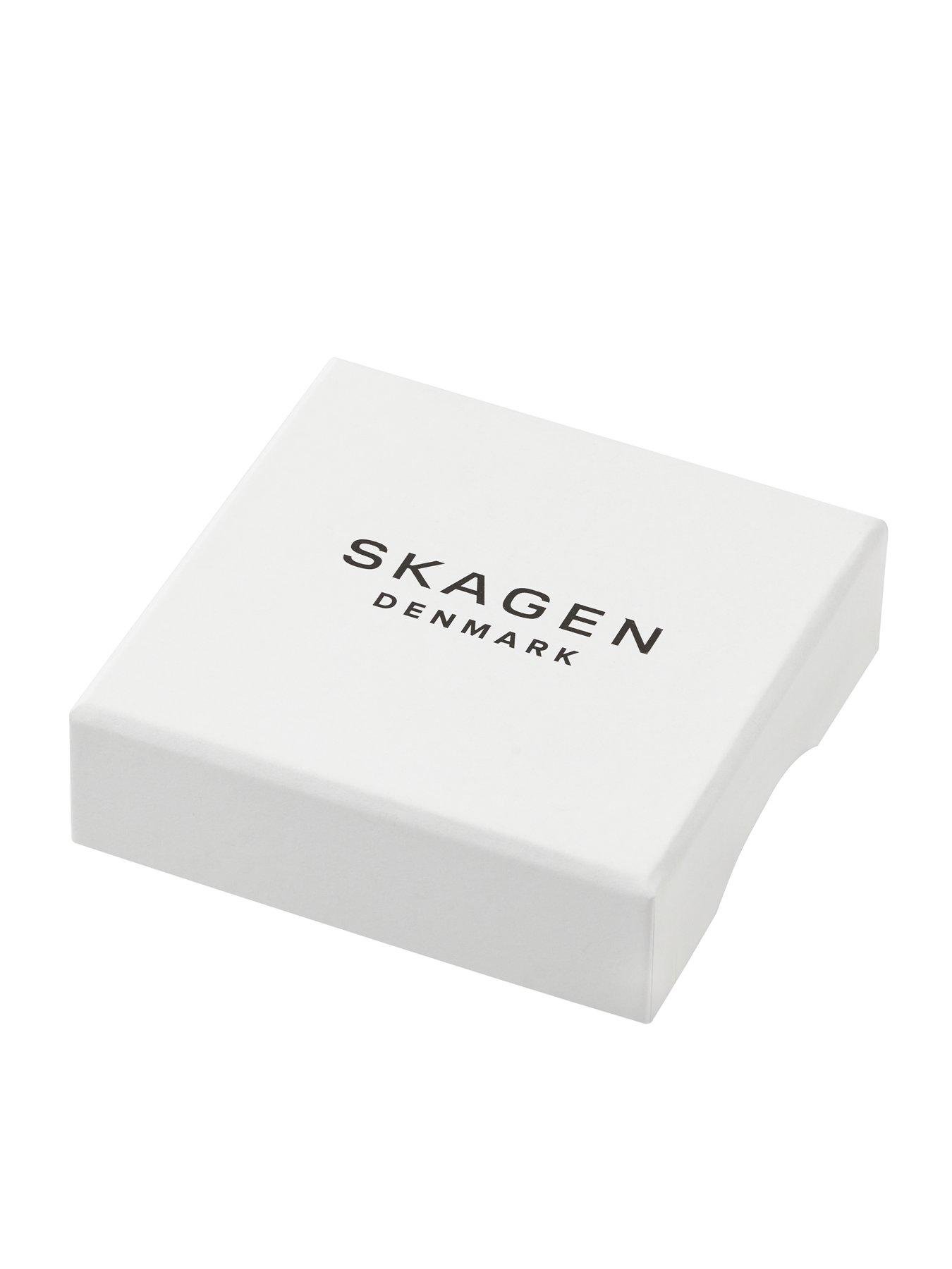  image of skagen-kariana-waves-stainless-steel-chain-necklace