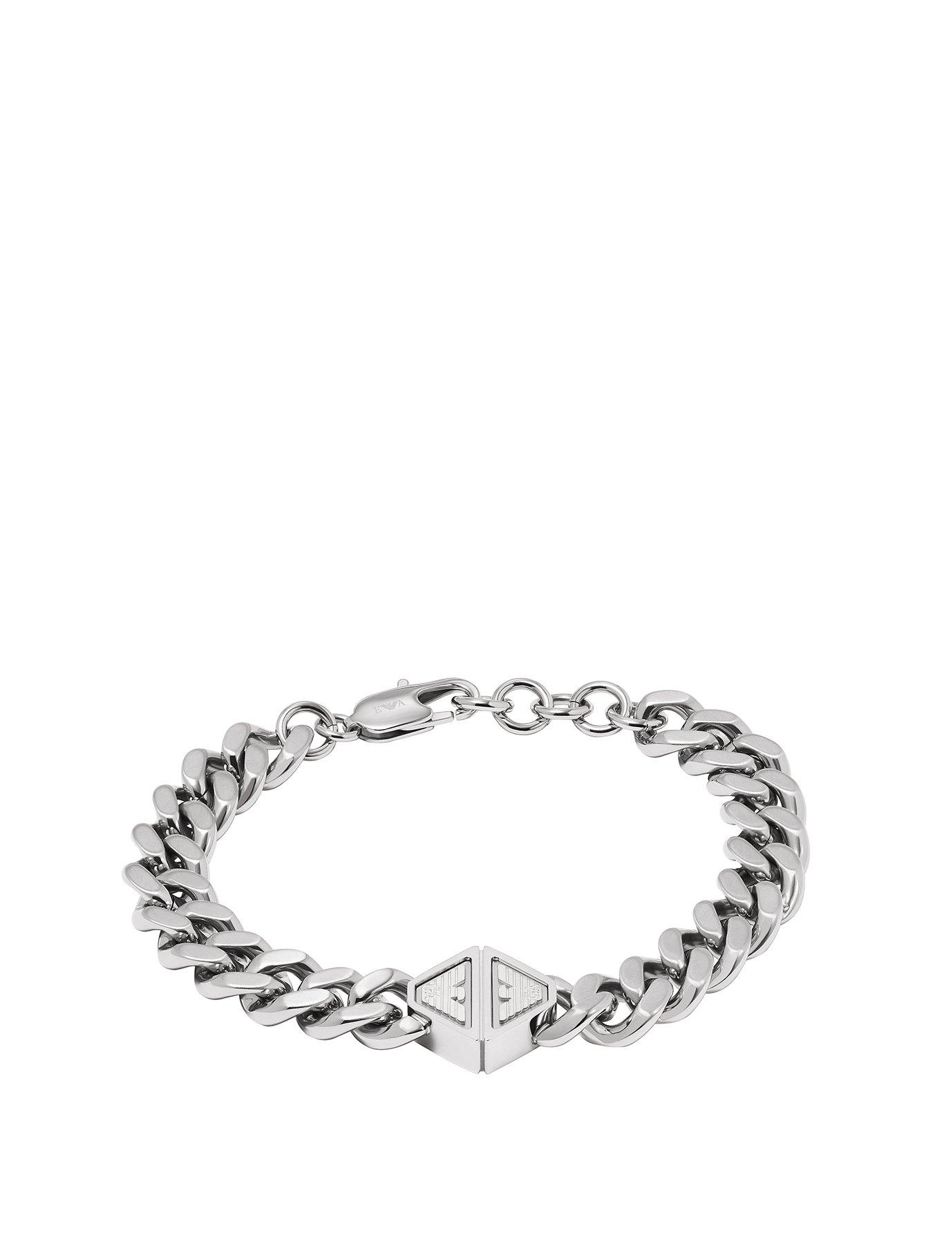 Emporio Armani Stainless Steel Chain Bracelet