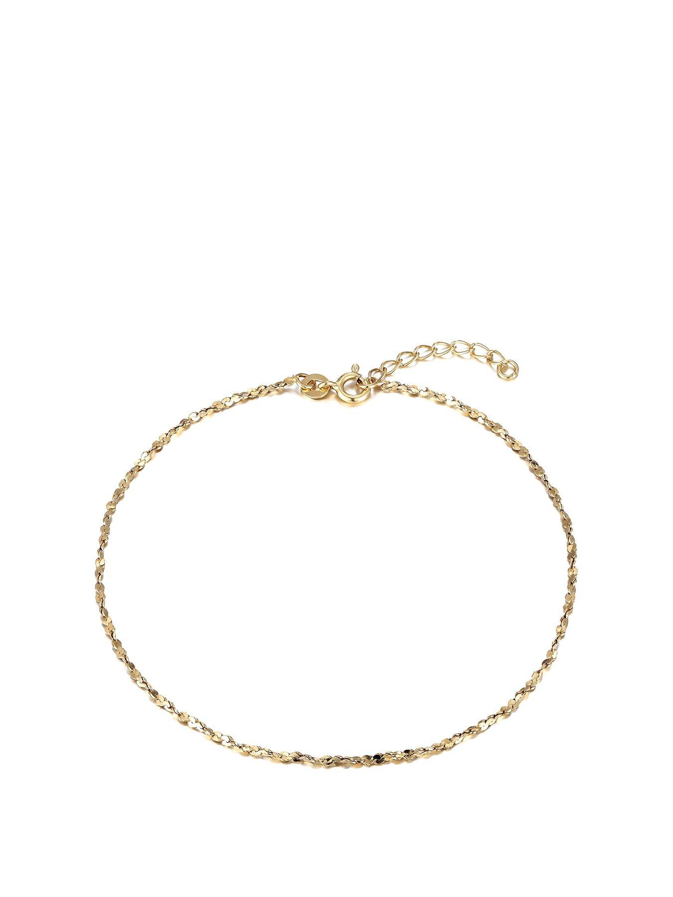 Image 1 of 3 of Seol + Gold Twisted Serpentine Anklet