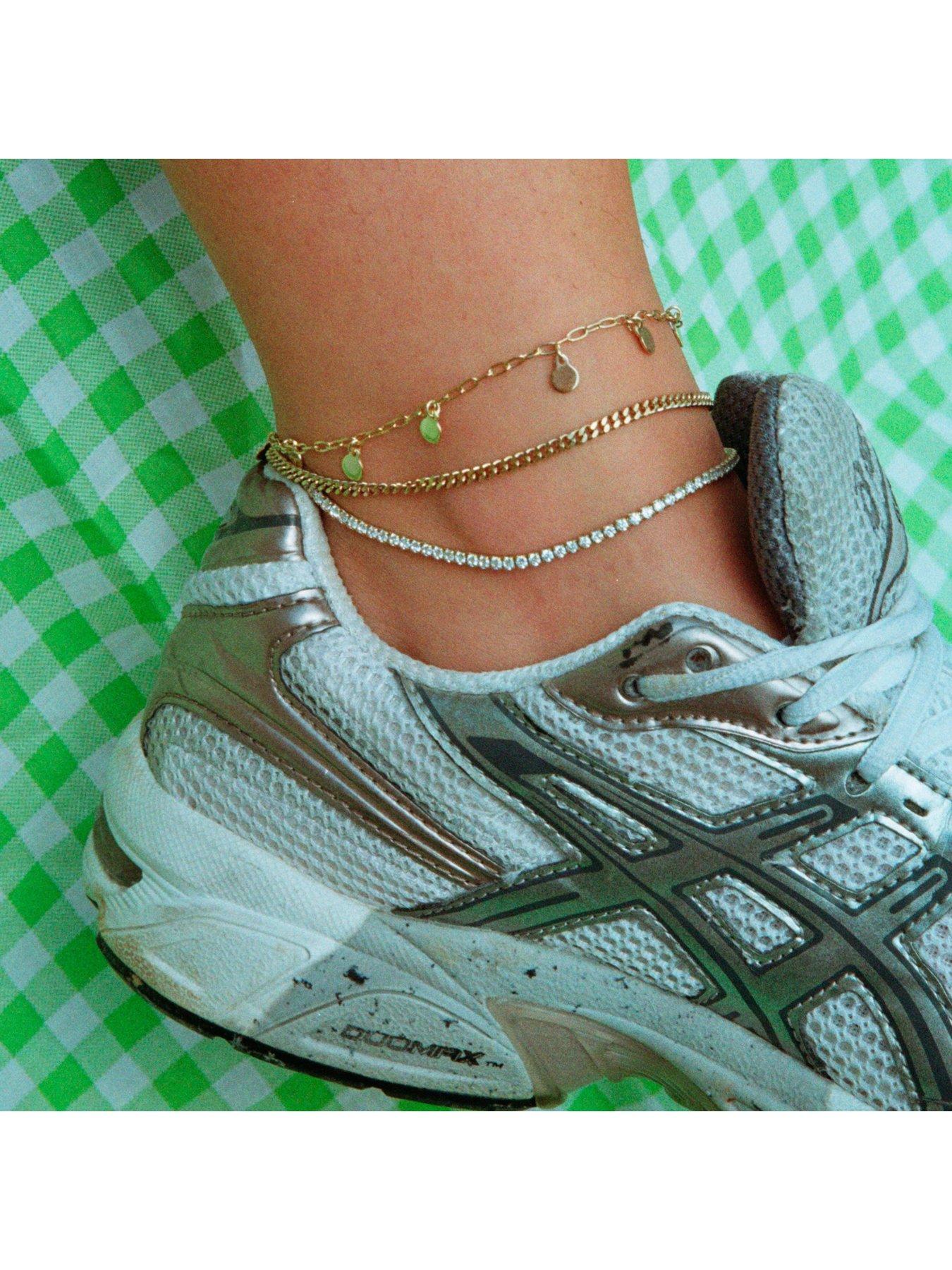  image of seol-gold-cz-tennis-anklet