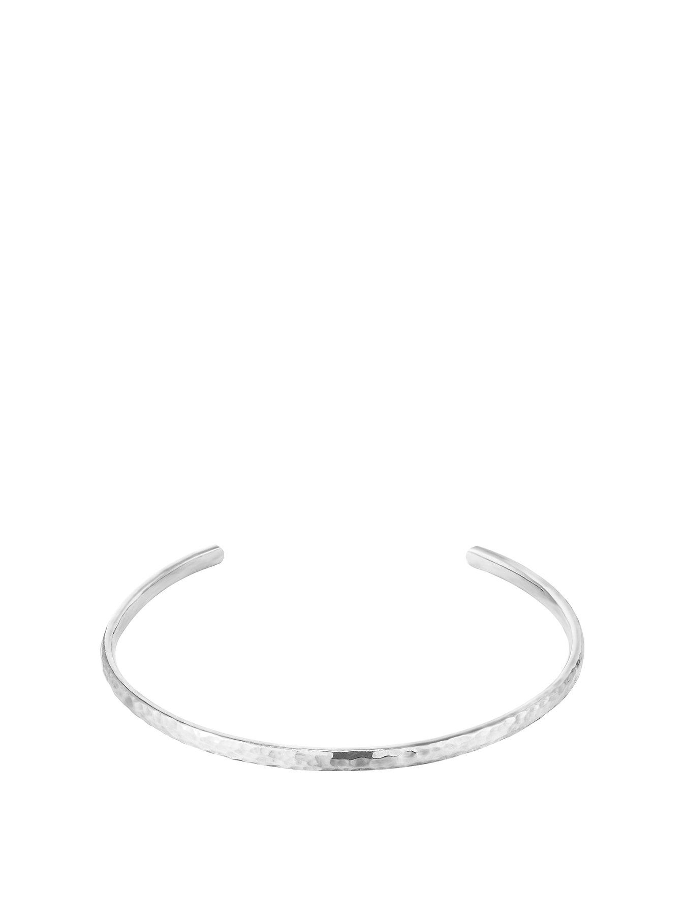 undefined Hammered Cuff Bangle