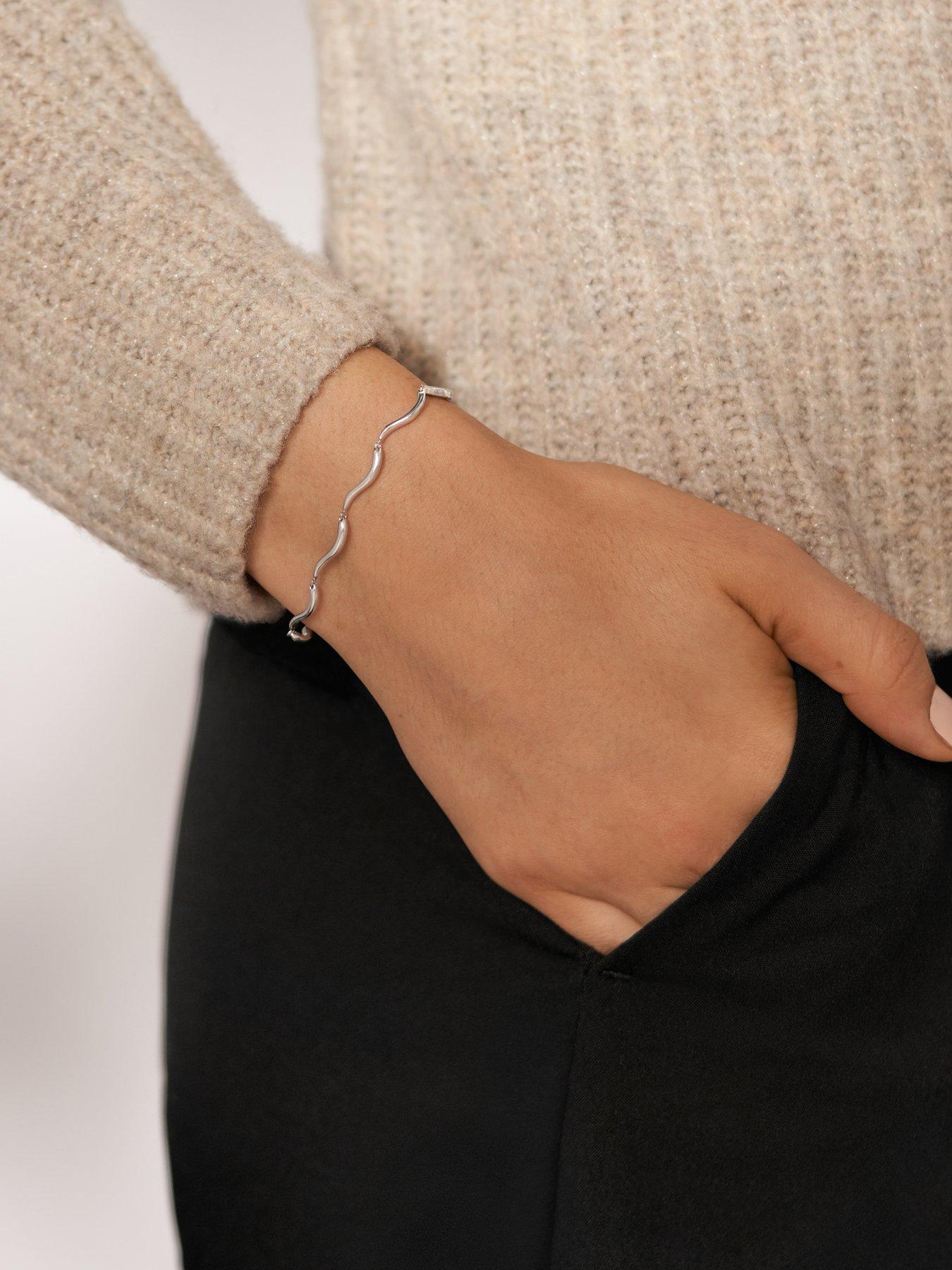  image of skagen-kariana-waves-stainless-steel-chain-bracelet