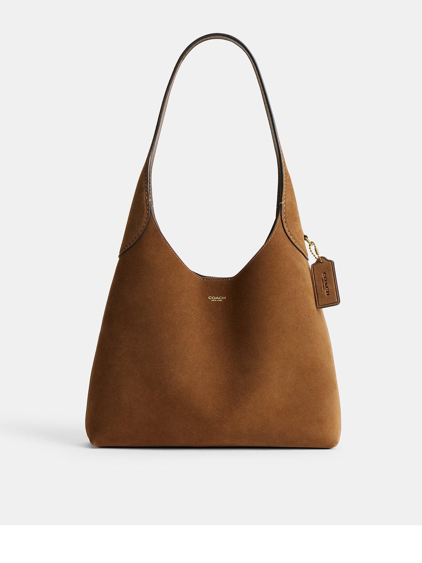 COACH Suede Brooklyn Shoulder Bag 28