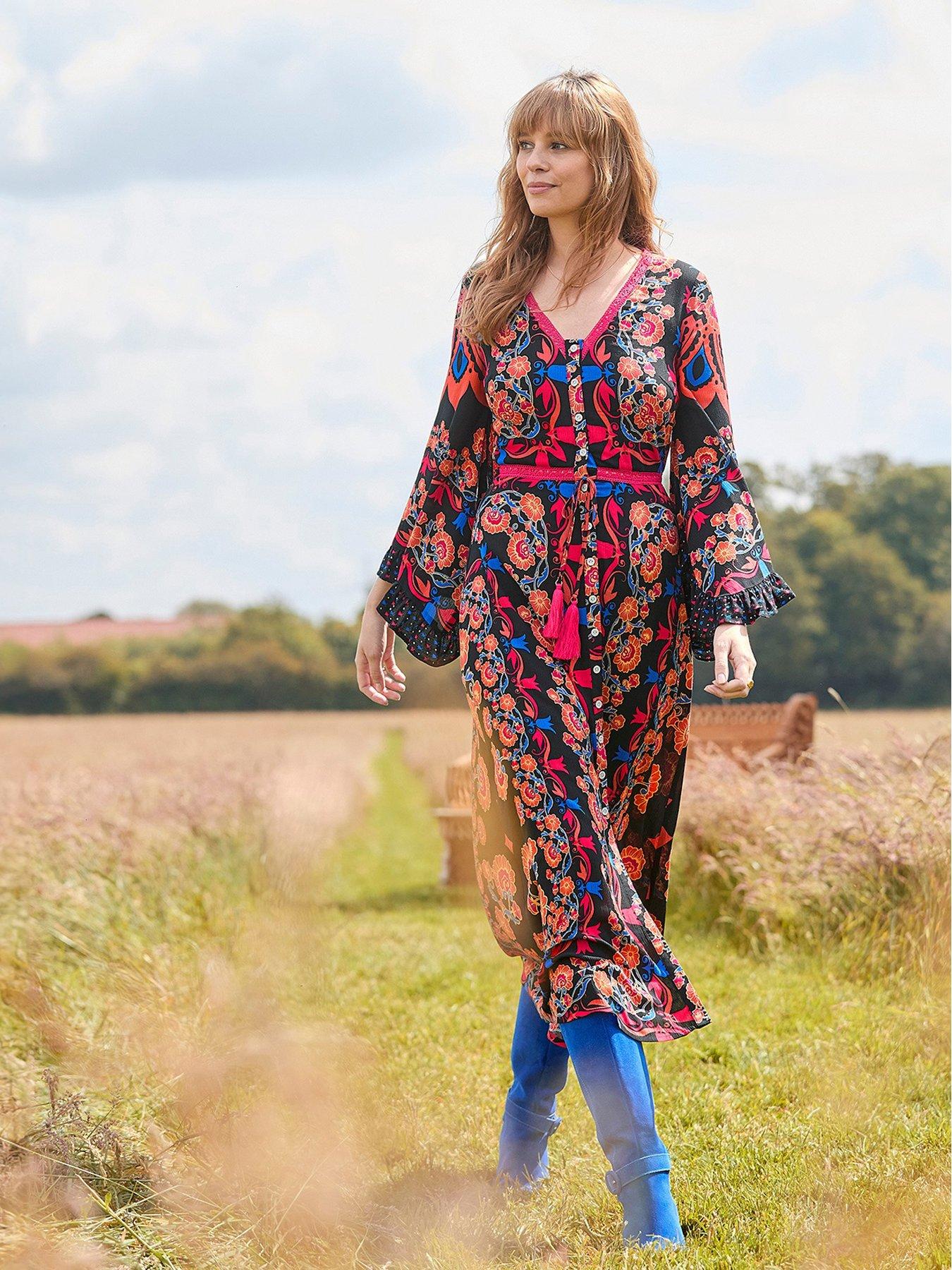 undefined Boho Dreams Dress - Orange