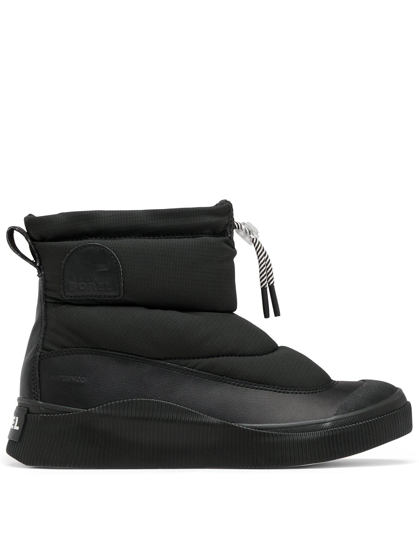  image of sorel-womens-out-n-about-4-puffy-waterproof-boots-black