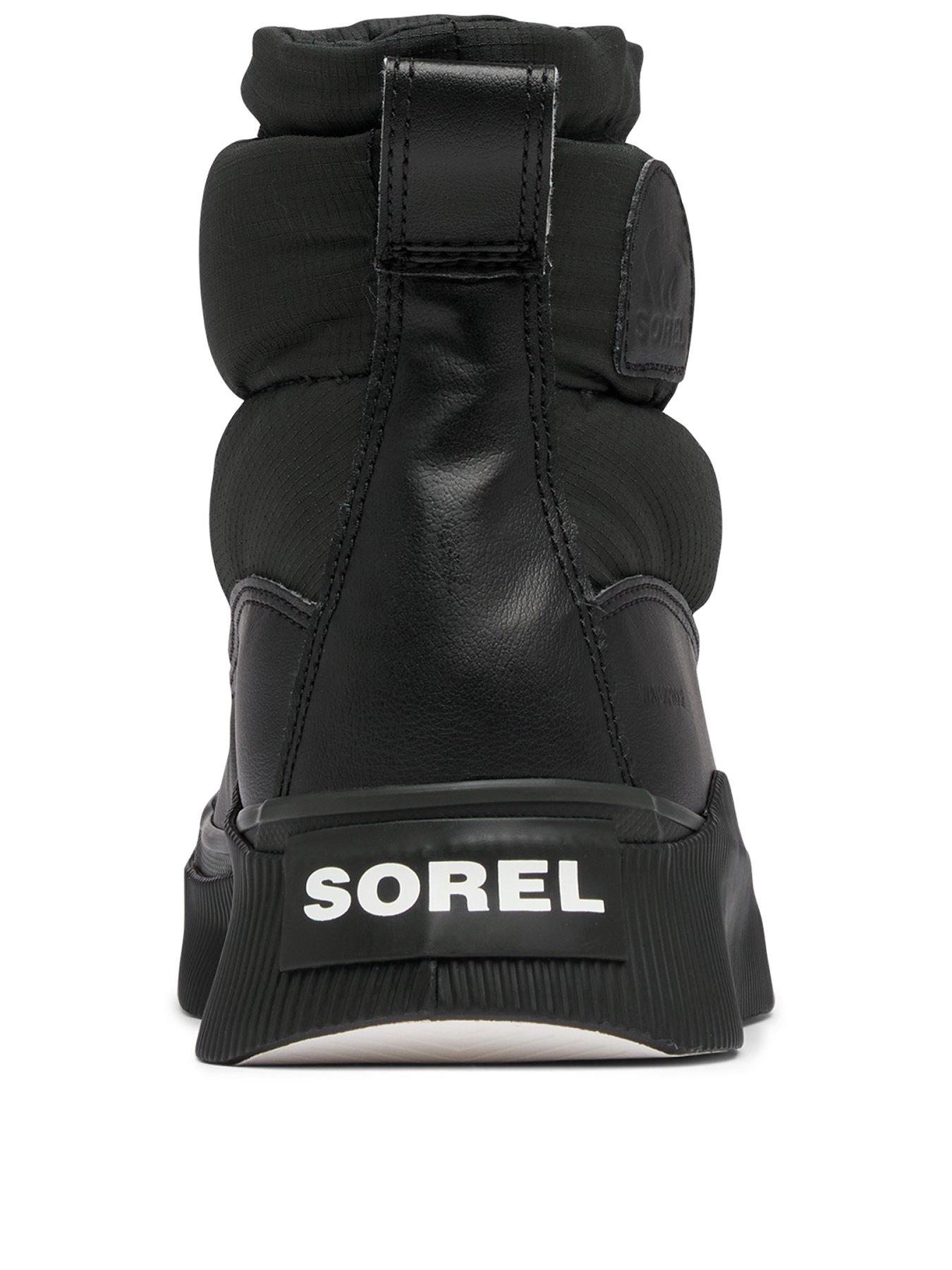  image of sorel-womens-out-n-about-4-puffy-waterproof-boots-black