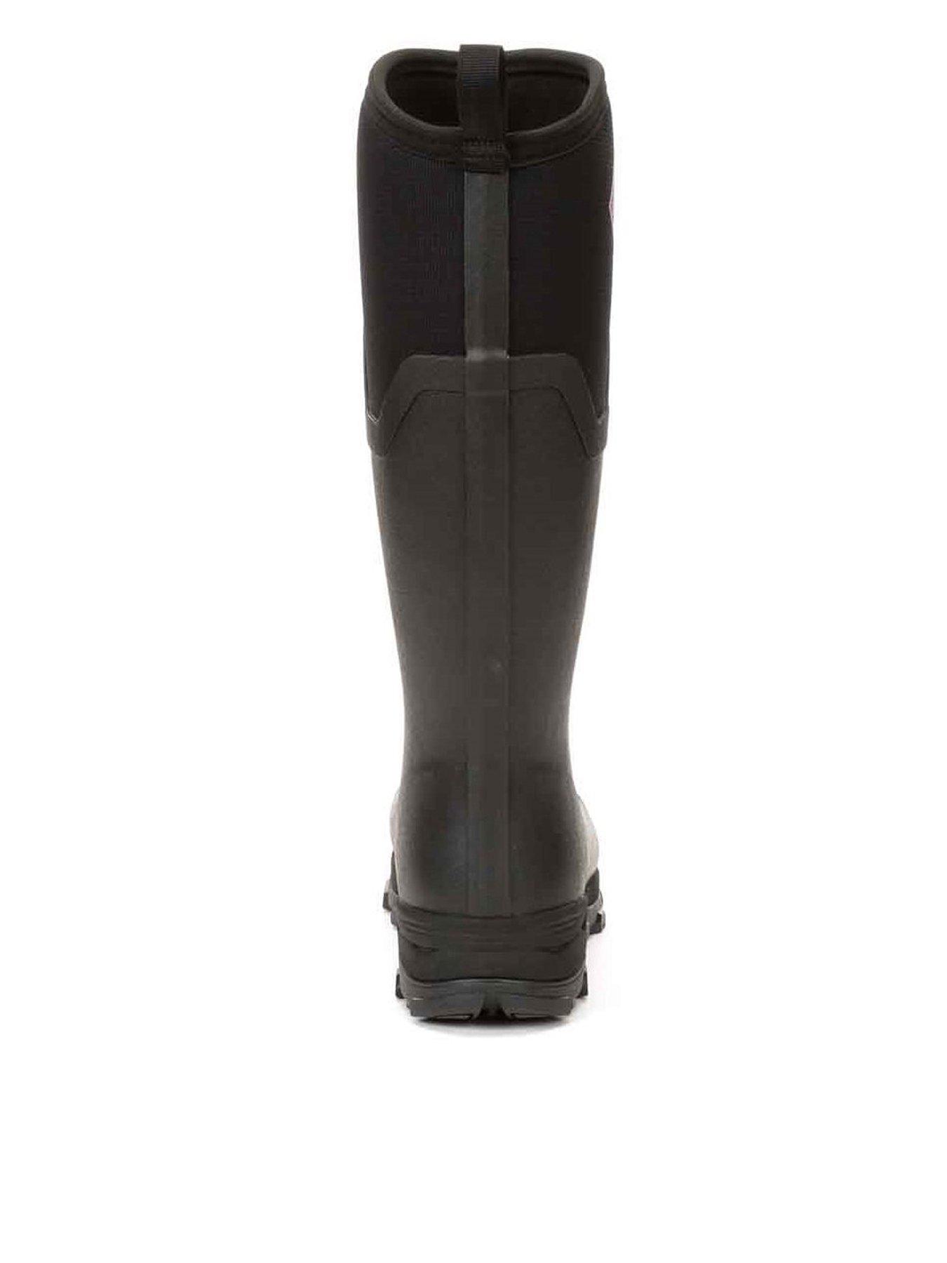  image of muck-boots-ladies-arc-ice-tall-agat-boots-black-pink