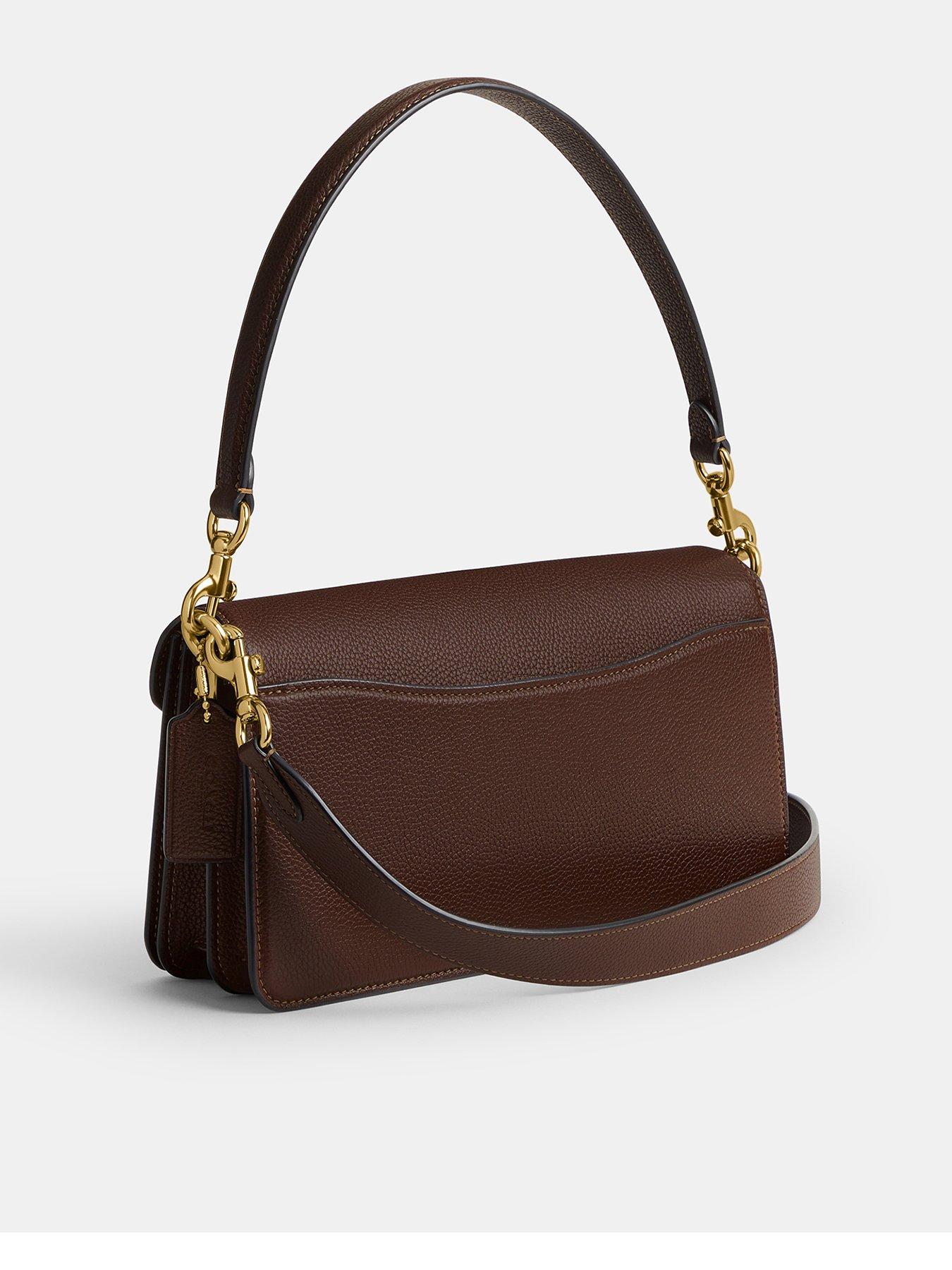 Image 3 of 5 of COACH Tabby 26 Refresh Polished Pebble Leather Shoulder Bag - Dark Brown