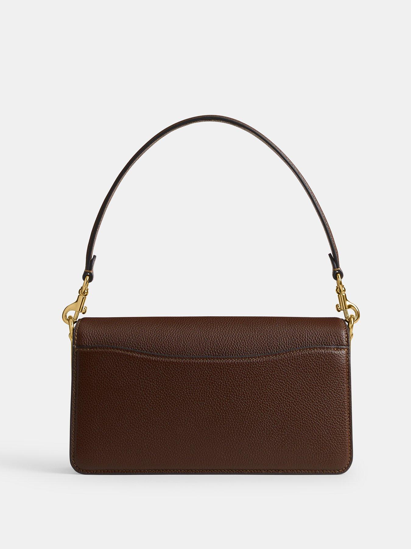 Image 4 of 5 of COACH Tabby 26 Refresh Polished Pebble Leather Shoulder Bag - Dark Brown