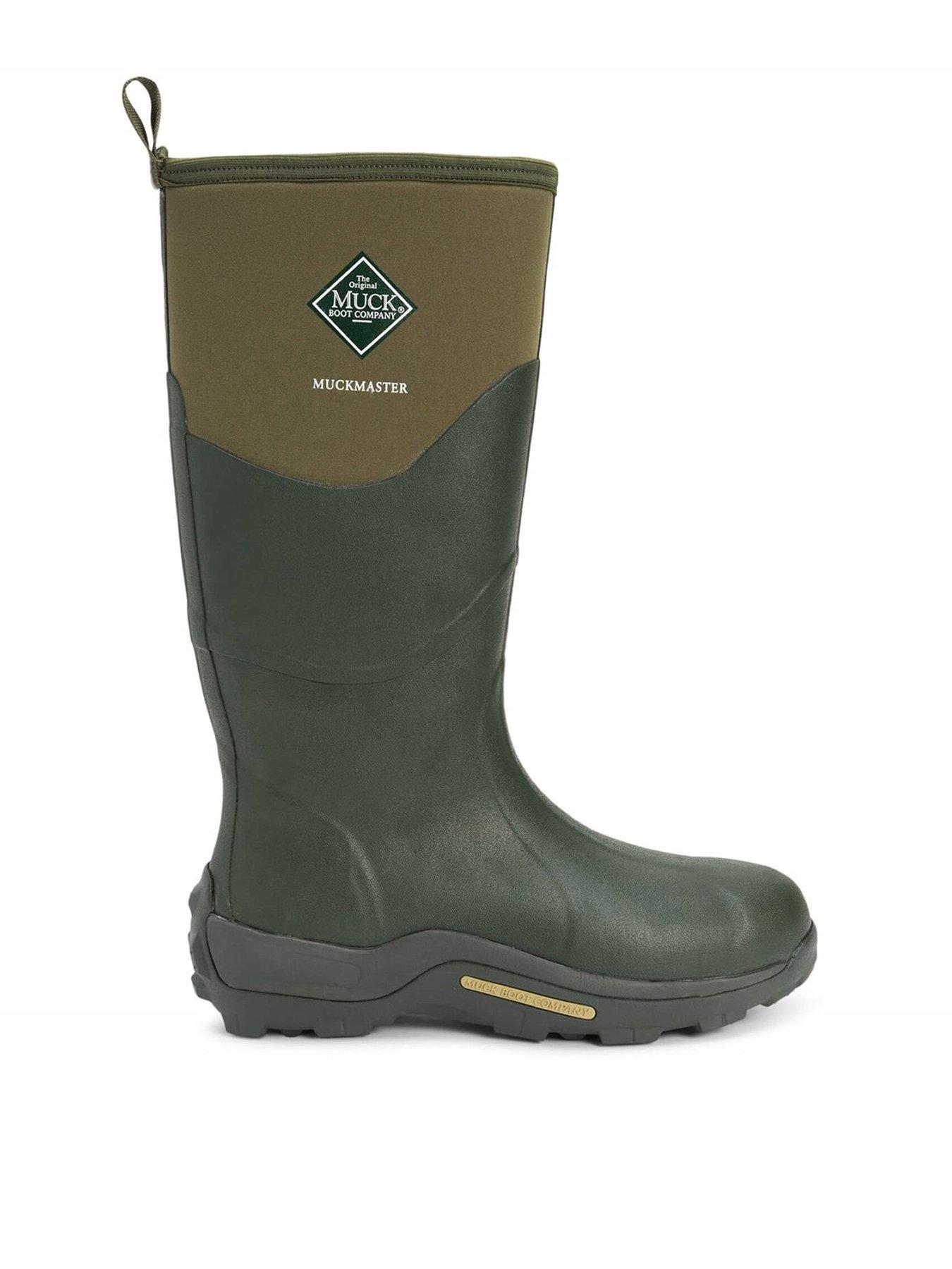  image of muck-boots-unisex-muckmaster-hi-boots-dark-green