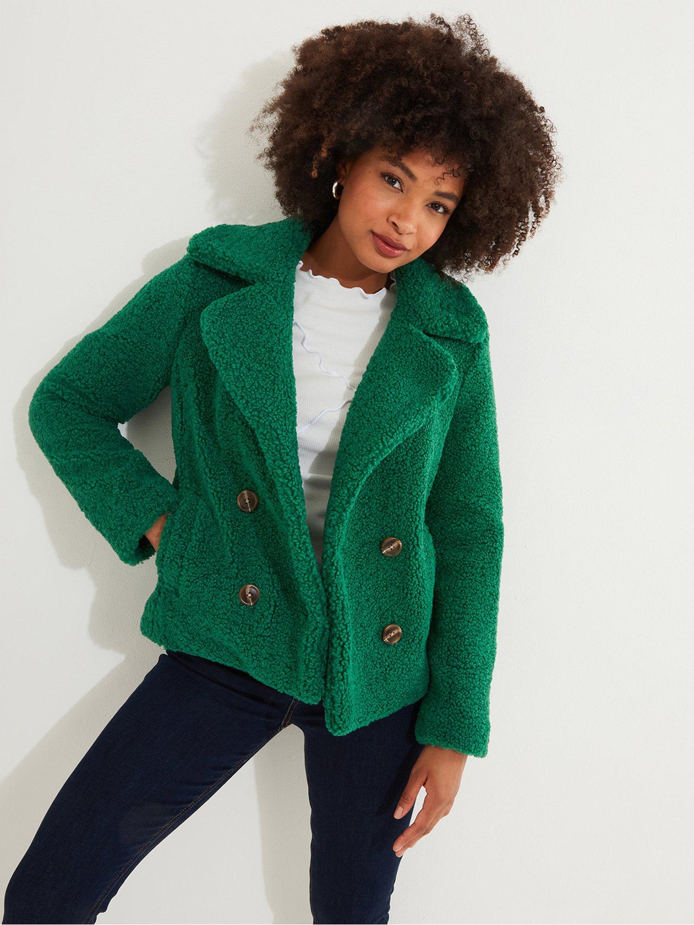undefined Green Teddy Jacket