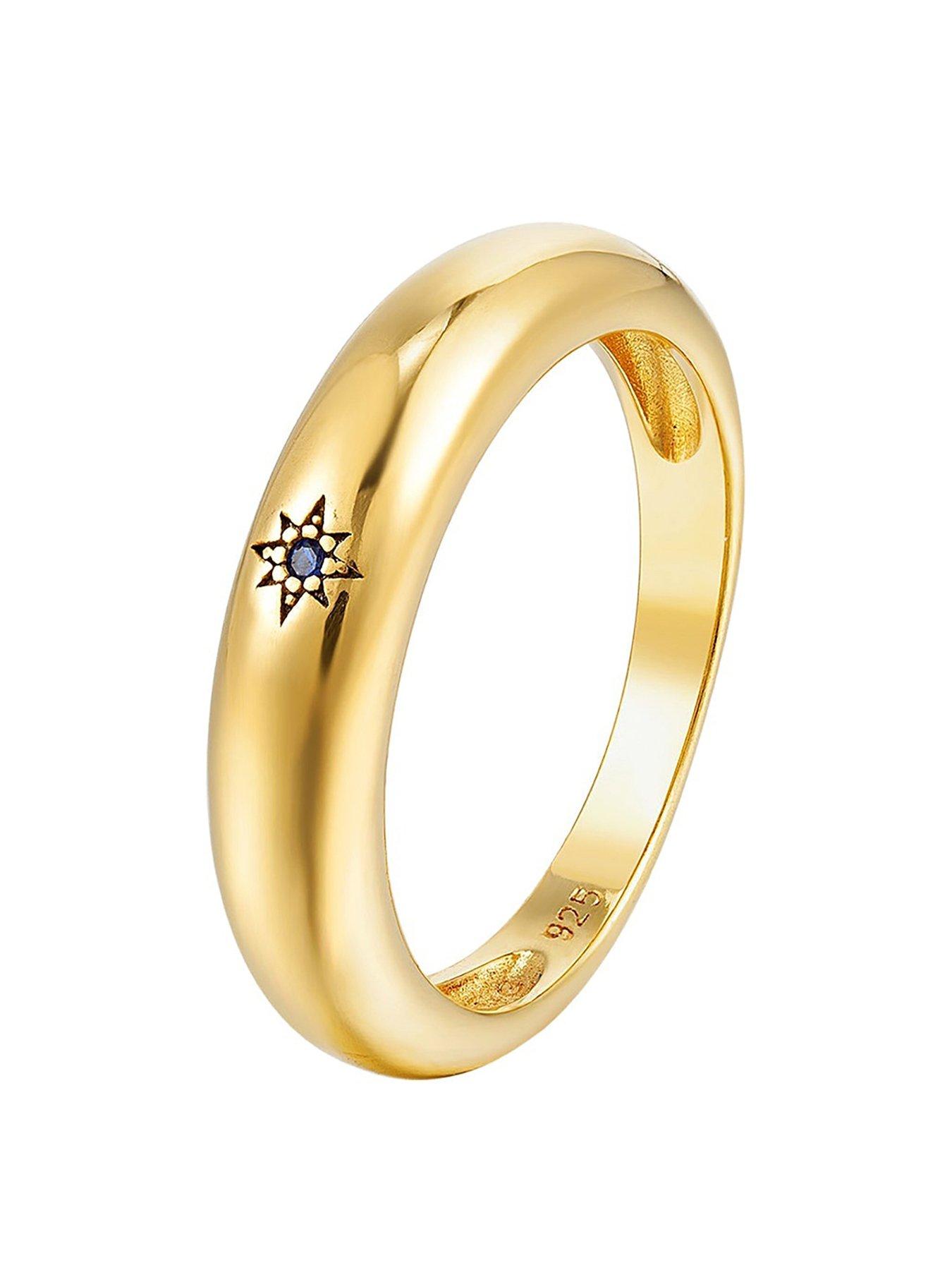 undefined Sapphire Star Domed Ring