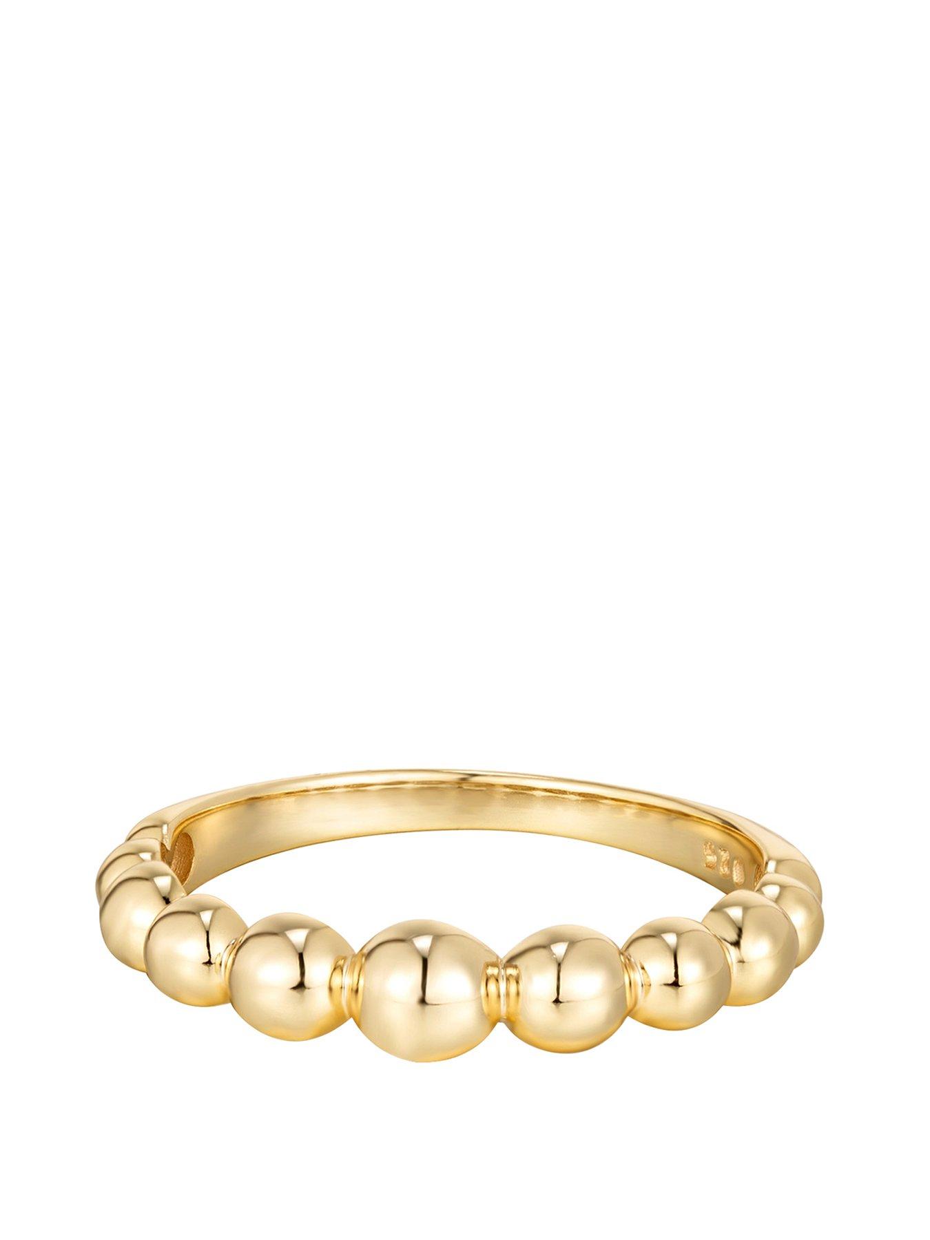 Seol + Gold Beaded Ring