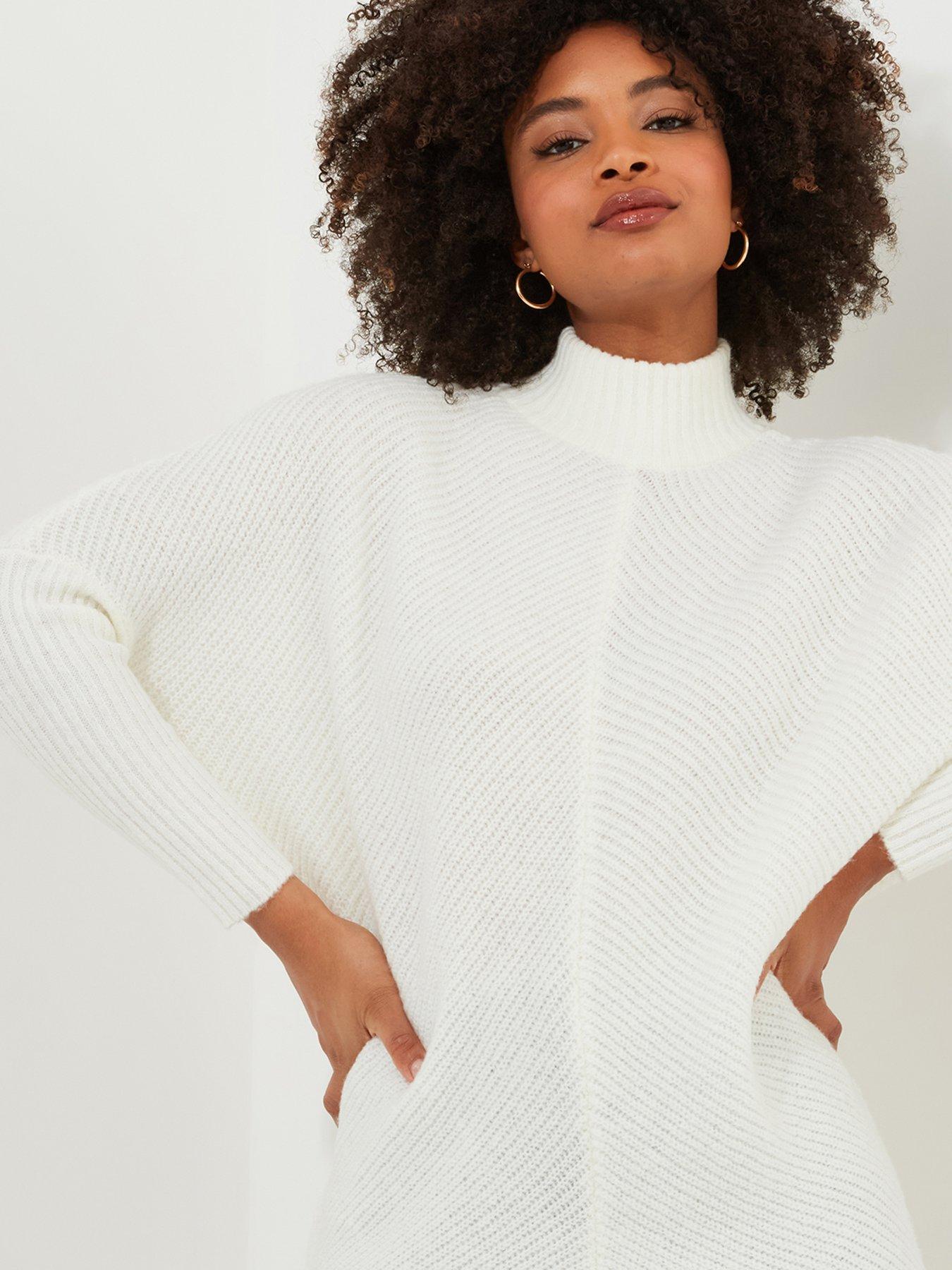  image of joe-browns-ivory-high-neck-jumper
