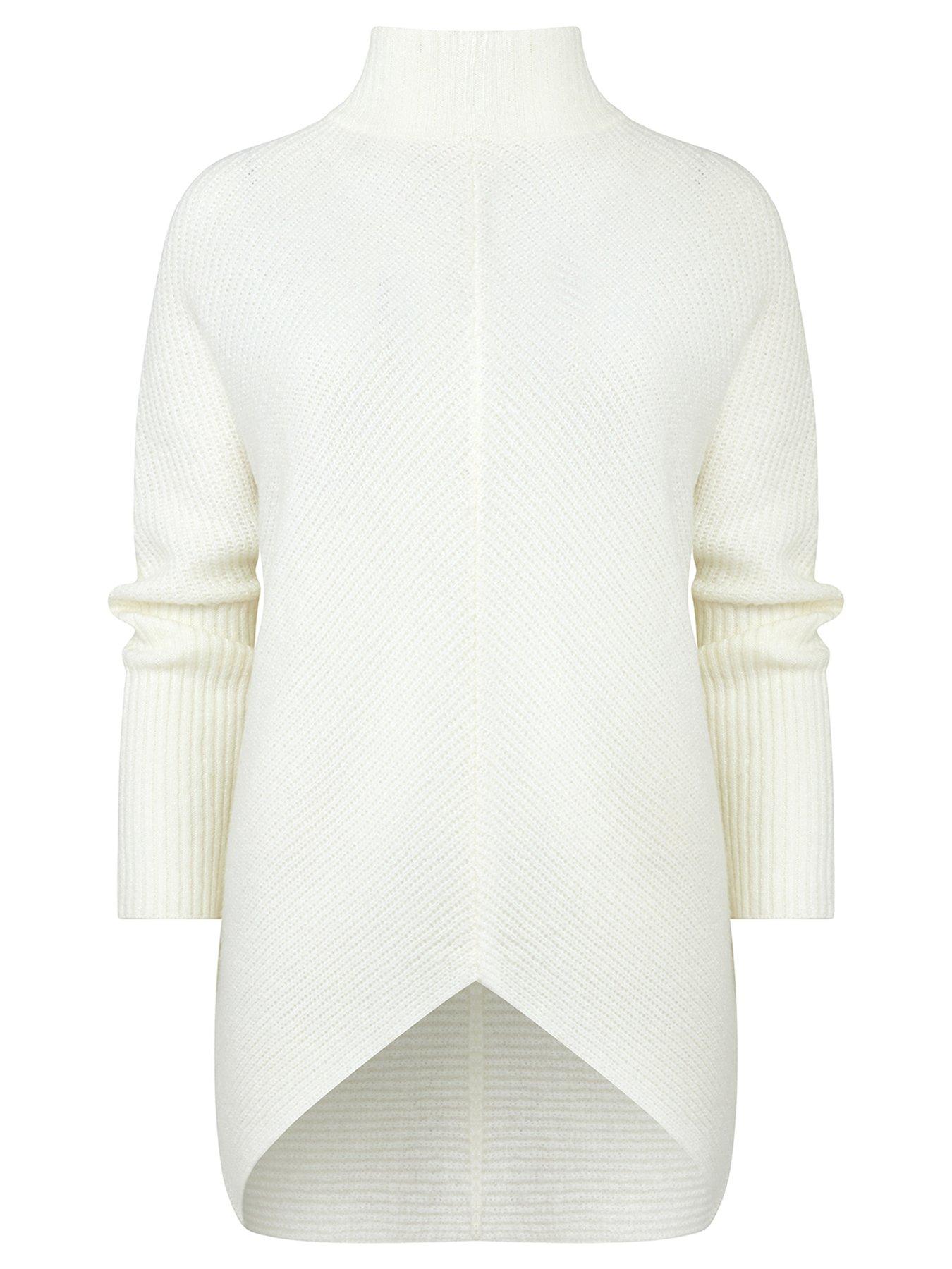  image of joe-browns-ivory-high-neck-jumper