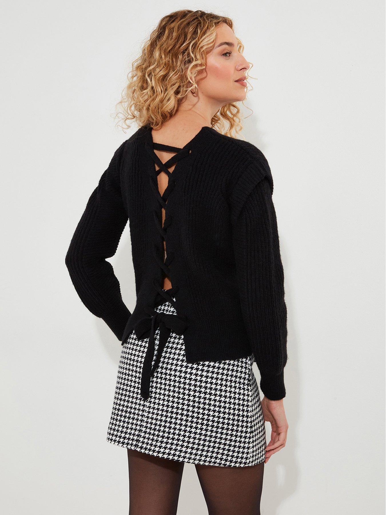  image of joe-browns-lace-up-cardigan