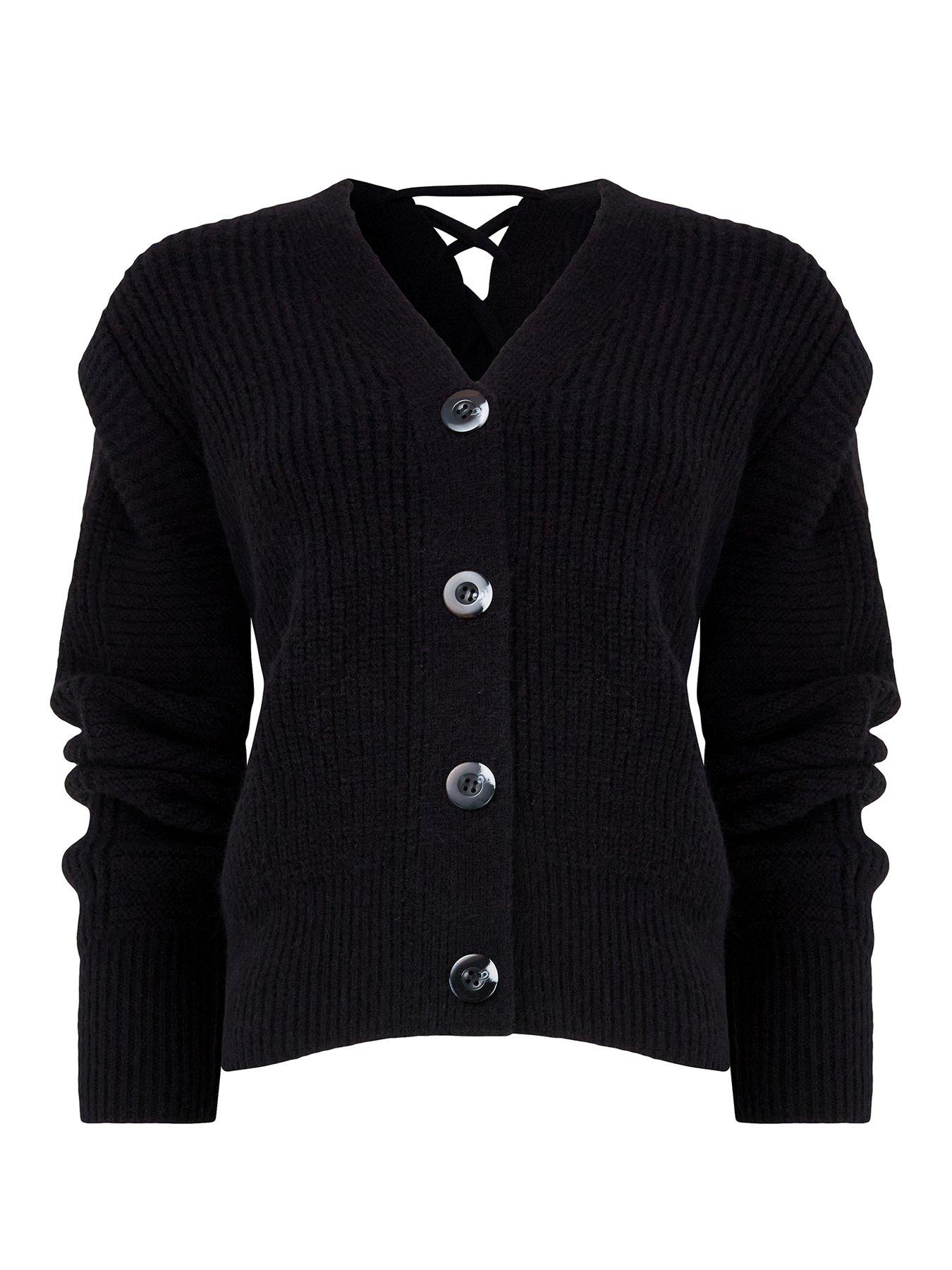  image of joe-browns-lace-up-cardigan
