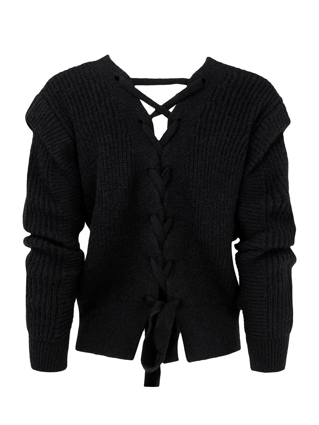  image of joe-browns-lace-up-cardigan