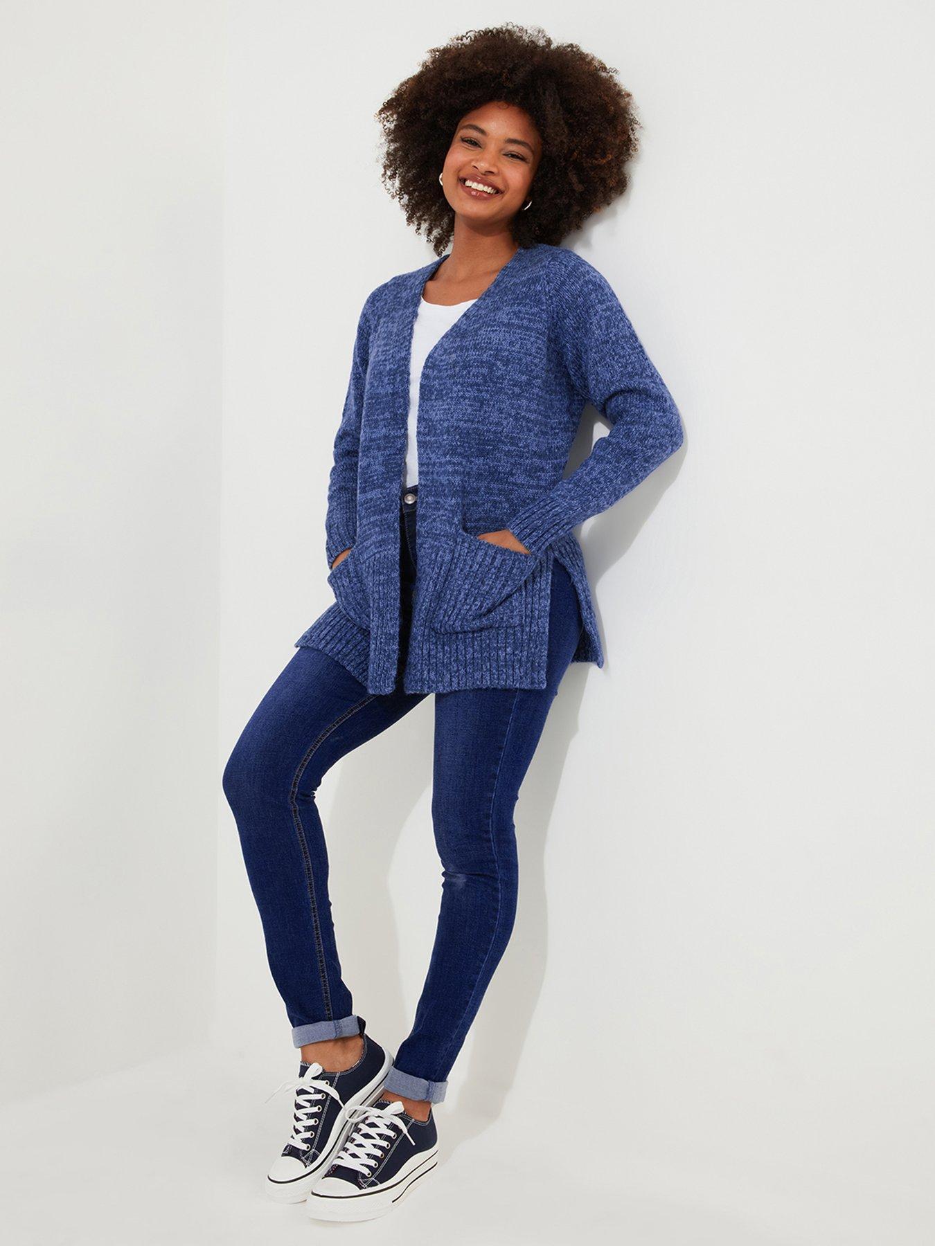  image of joe-browns-relaxed-fit-cardigan-blue