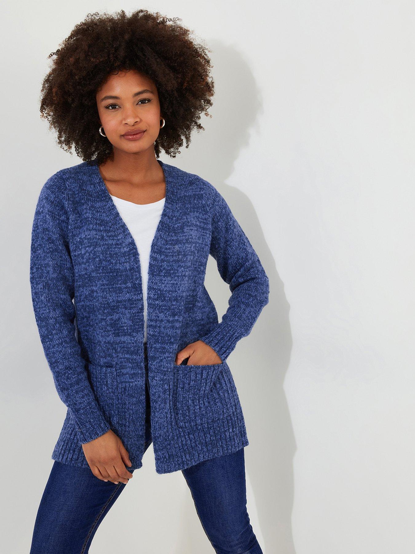  image of joe-browns-relaxed-fit-cardigan-blue