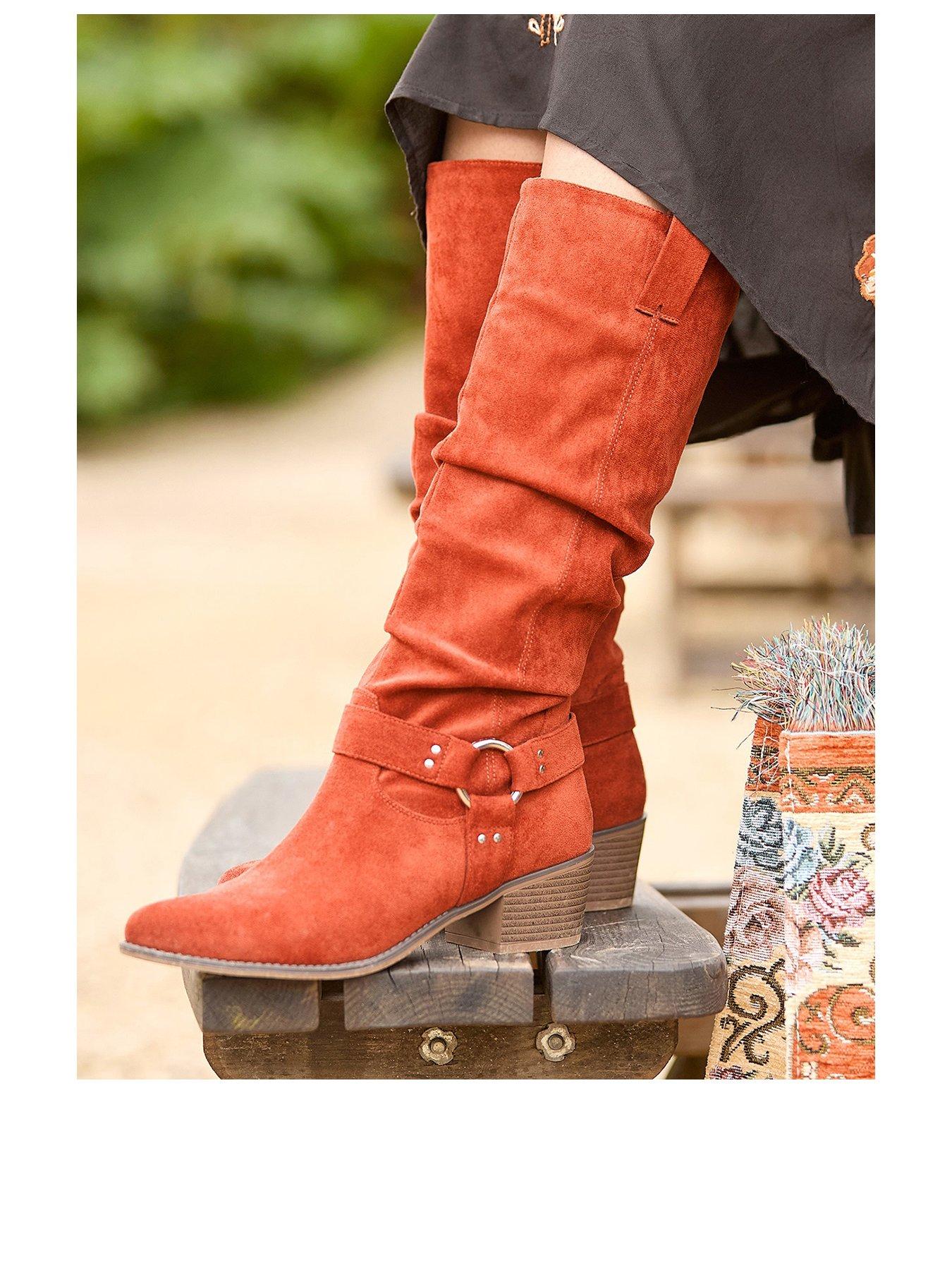  image of joe-browns-autumn-buckled-calf-boot-brown