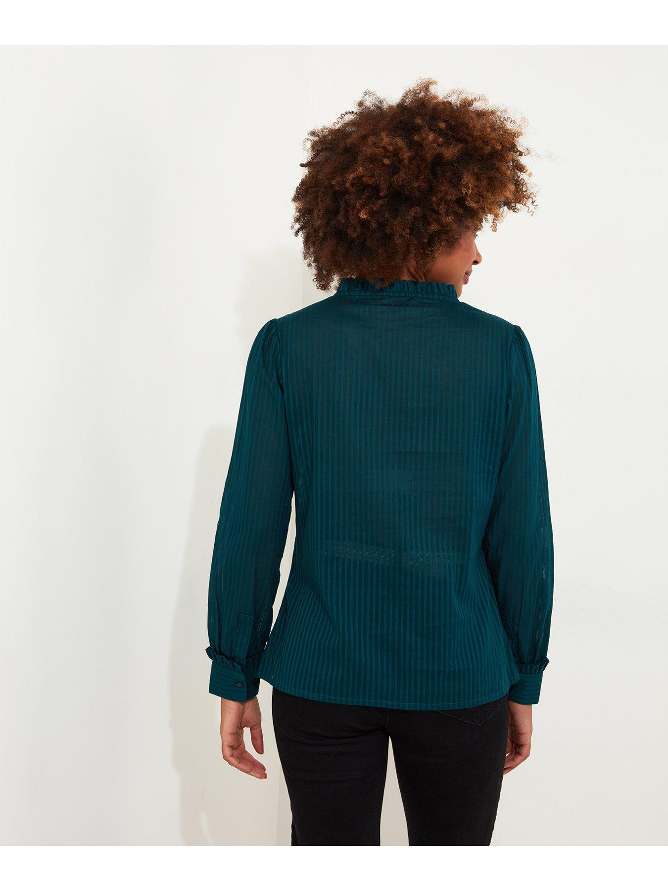  image of joe-browns-embroidered-blouse-green