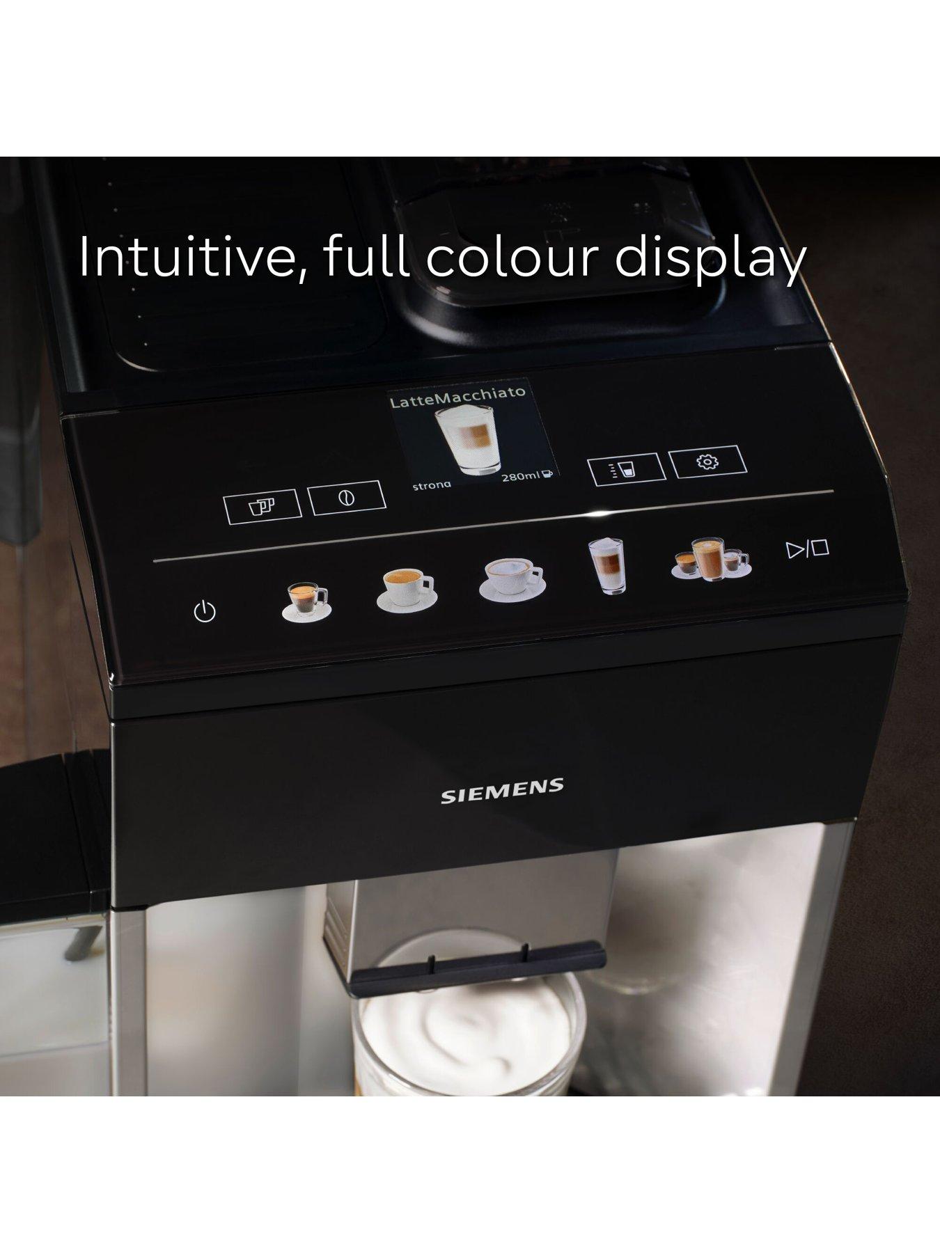 Image 3 of 8 of Siemens Siemens EQ500 TQ513GB1 Bean to Cup Coffee Machine - Silver &amp; Black