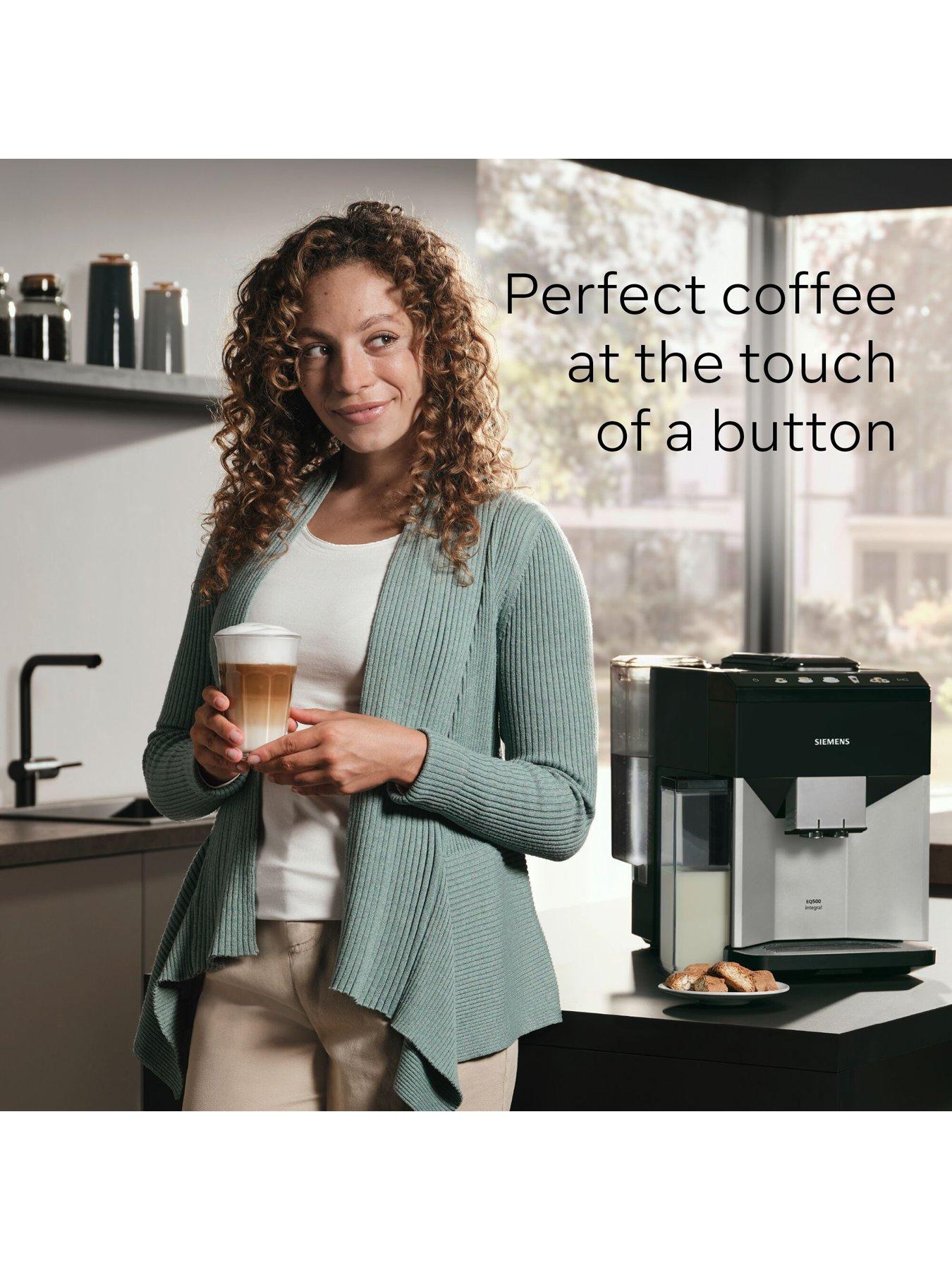 Image 6 of 8 of Siemens Siemens EQ500 TQ513GB1 Bean to Cup Coffee Machine - Silver &amp; Black
