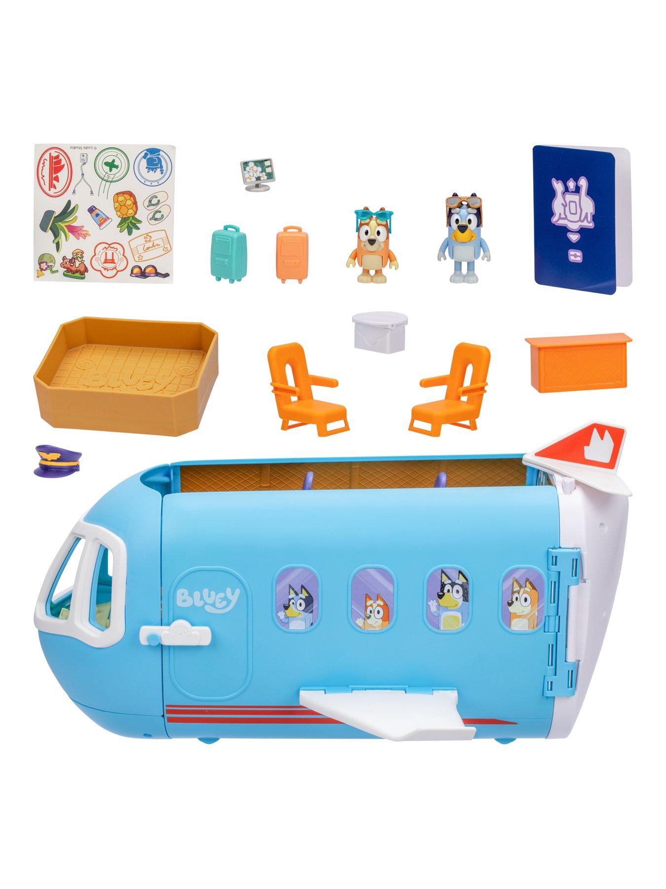 Image 2 of 7 of Bluey 3 in 1 Transforming Plane Playset