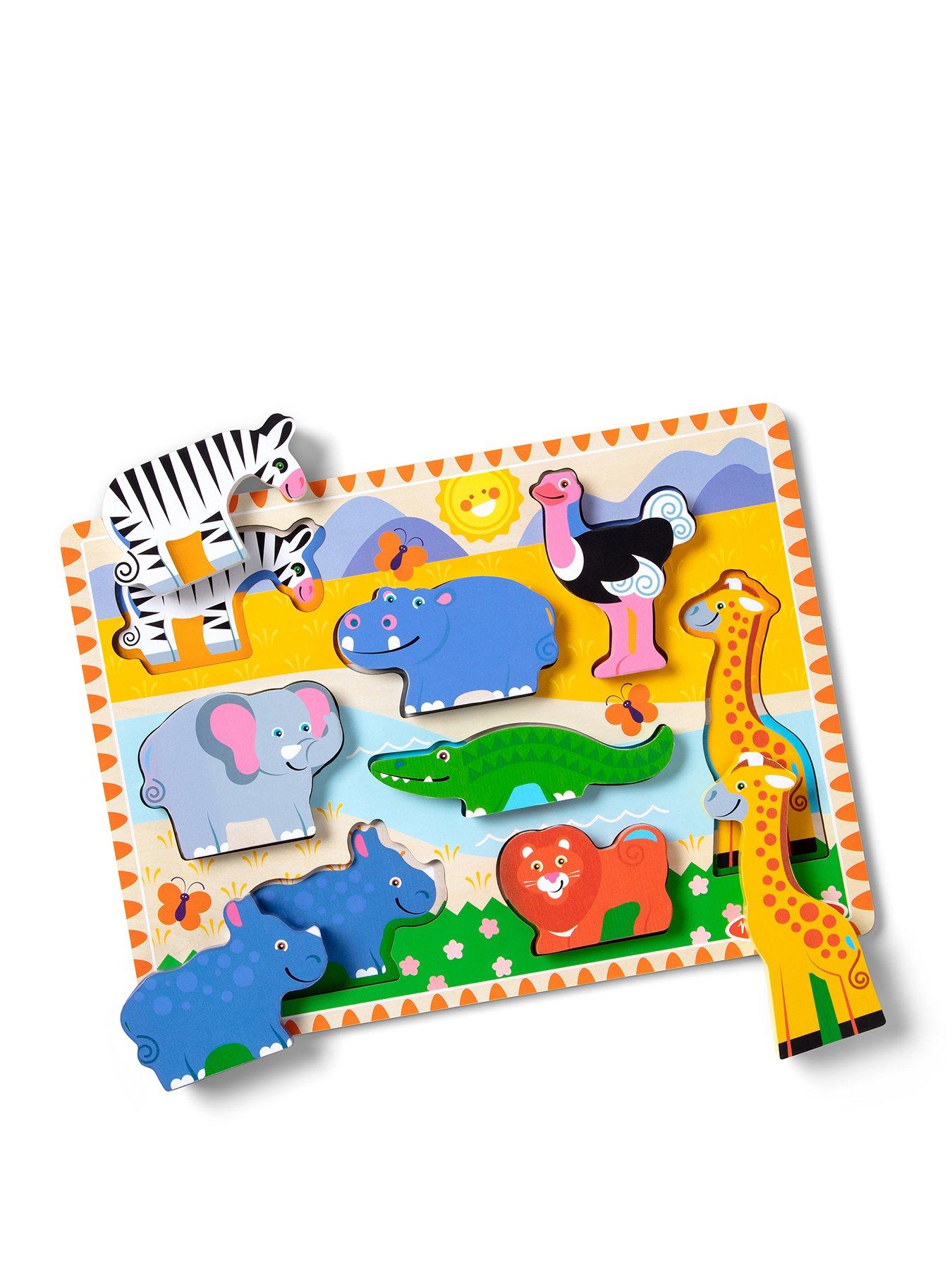 Melissa & Doug Safari Chunky Puzzle