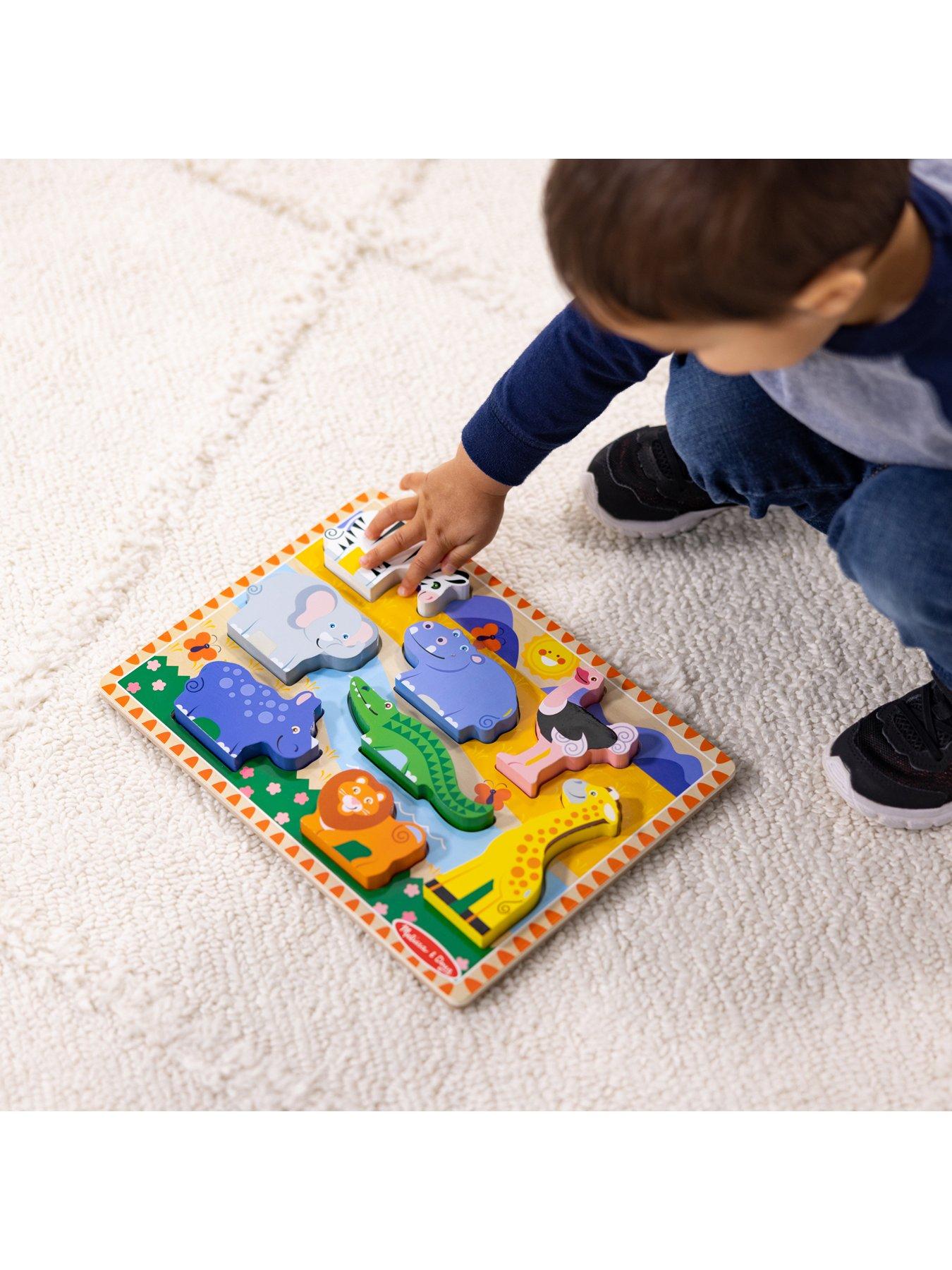 Image 4 of 8 of Melissa & Doug Safari Chunky Puzzle