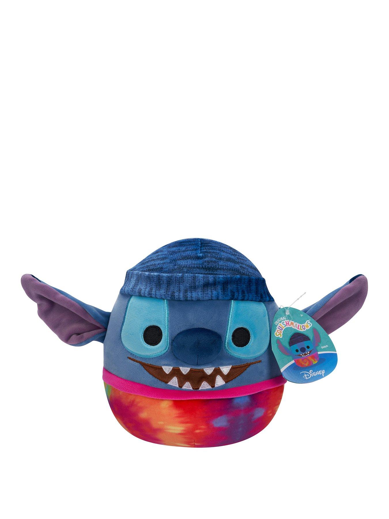 Squishmallows Original Squishmallows Disney 8-Inch Tie-Dye Stitch Wearing a Beanie Plush