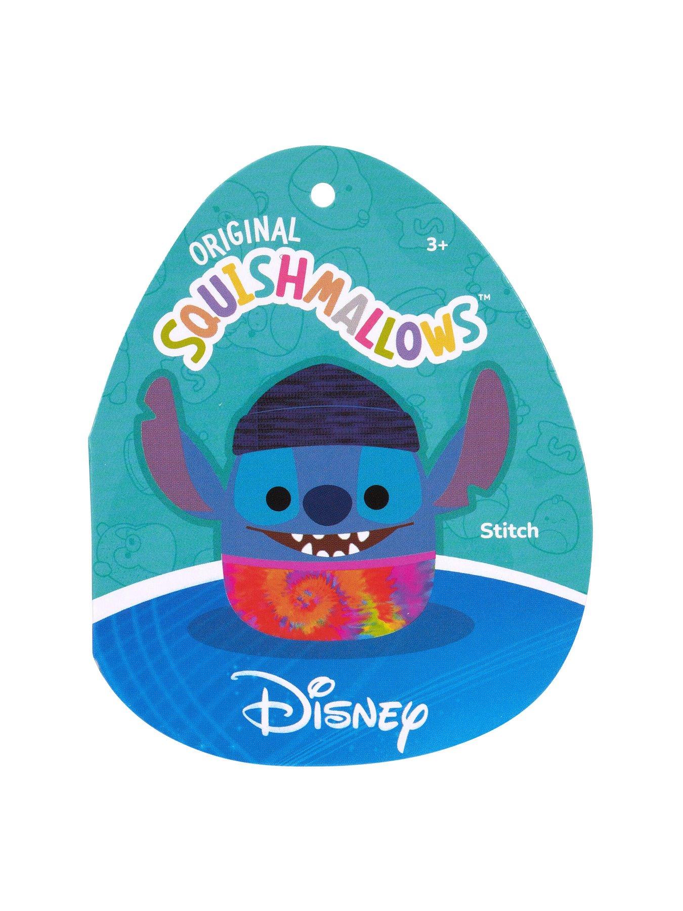  image of squishmallows-original-squishmallows-disney-8-inch-tie-dye-stitch-wearing-a-beanie-plush