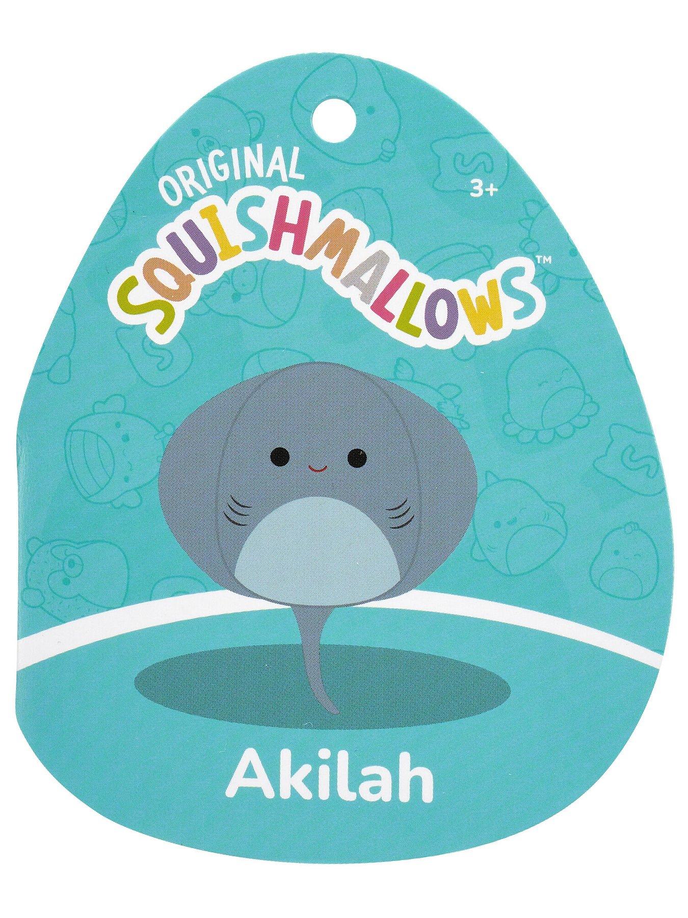  image of squishmallows-original-squishmallows-12-inch-akilah-the-blue-polkadot-stingray