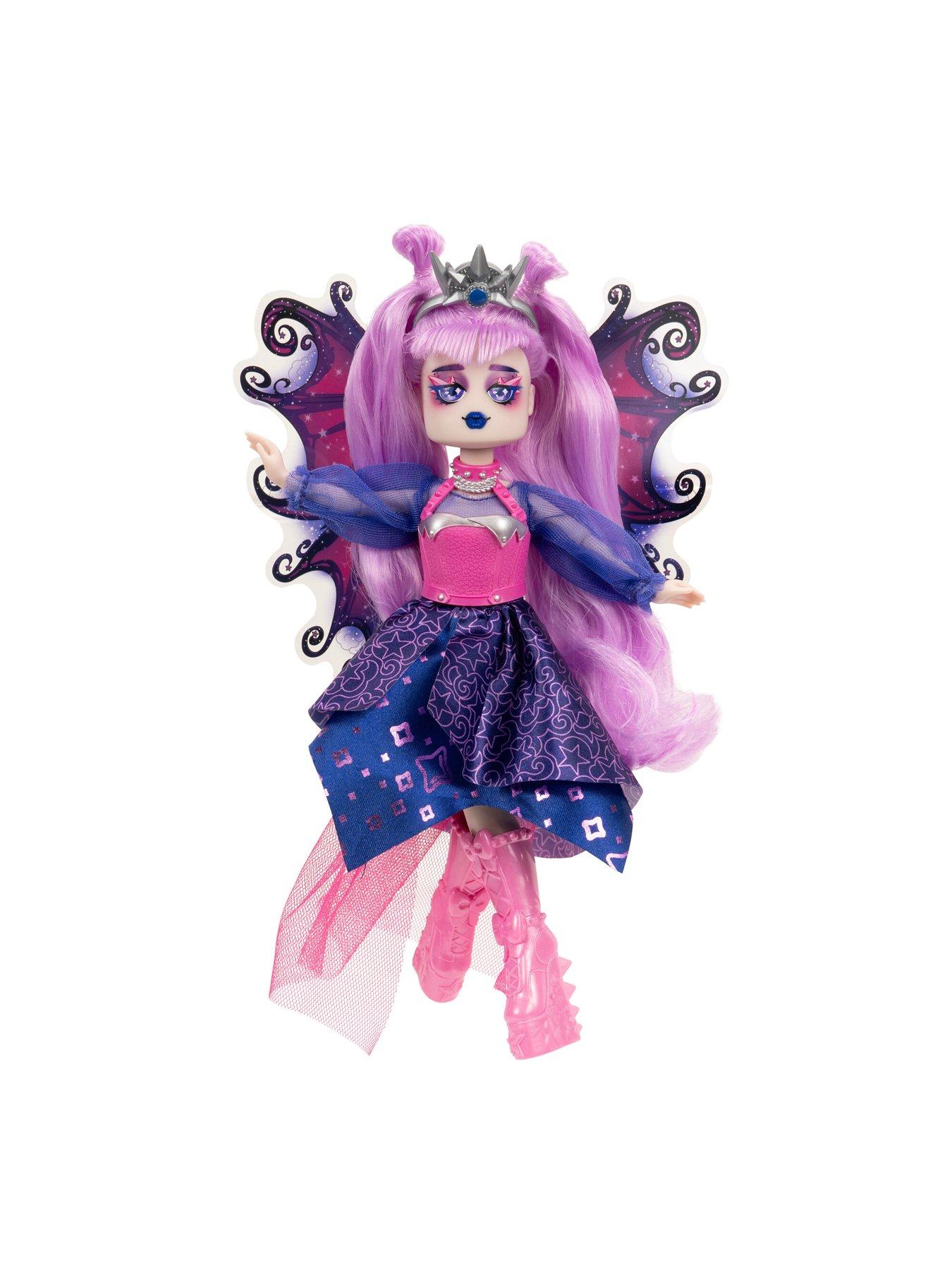  image of royale-high-9-avrilla-the-dark-fairy-fashion-doll-fairy-journal-comb-and-virtual-item-code-included