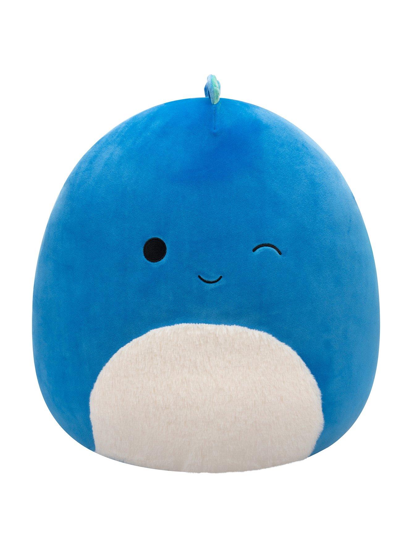 undefined Original Squishmallows 16-Inch Brody the Winking Dark Blue Dino