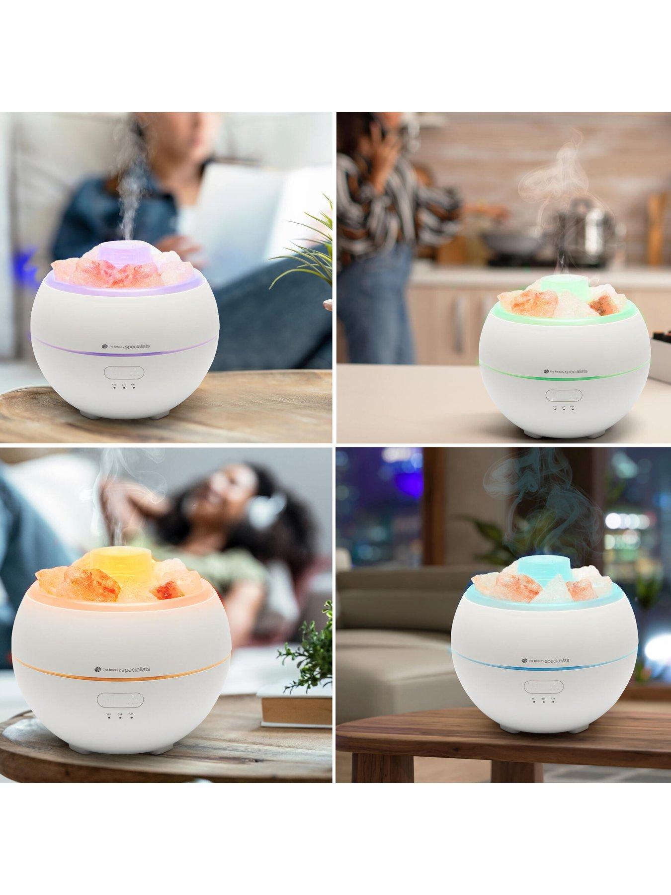 Image 6 of 8 of Rio Aroma Diffuser, Humidifier &amp; Night Light with Himalayan Rock Salt