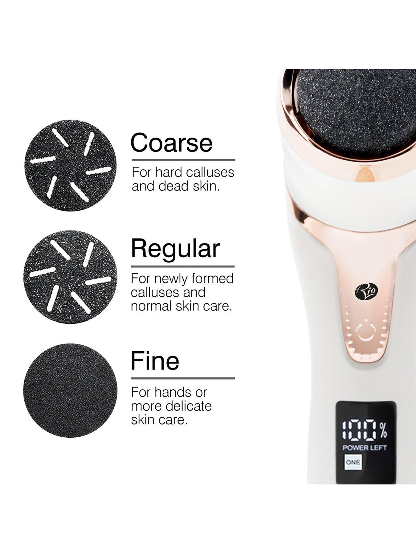 Image 5 of 8 of Rio Go Smooth Electric Foot File Hard Skin Remover with Vacuum Action