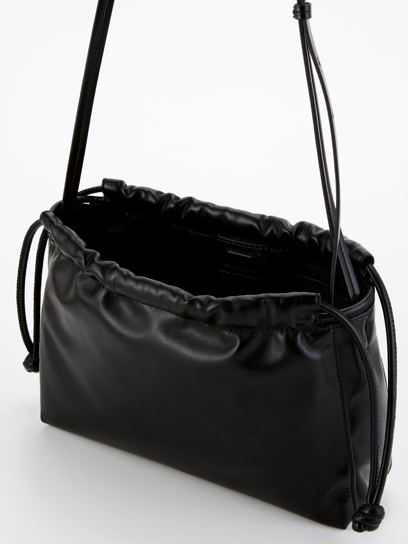 Calvin Klein Jeans Drawstring Crossbody Bag - Black